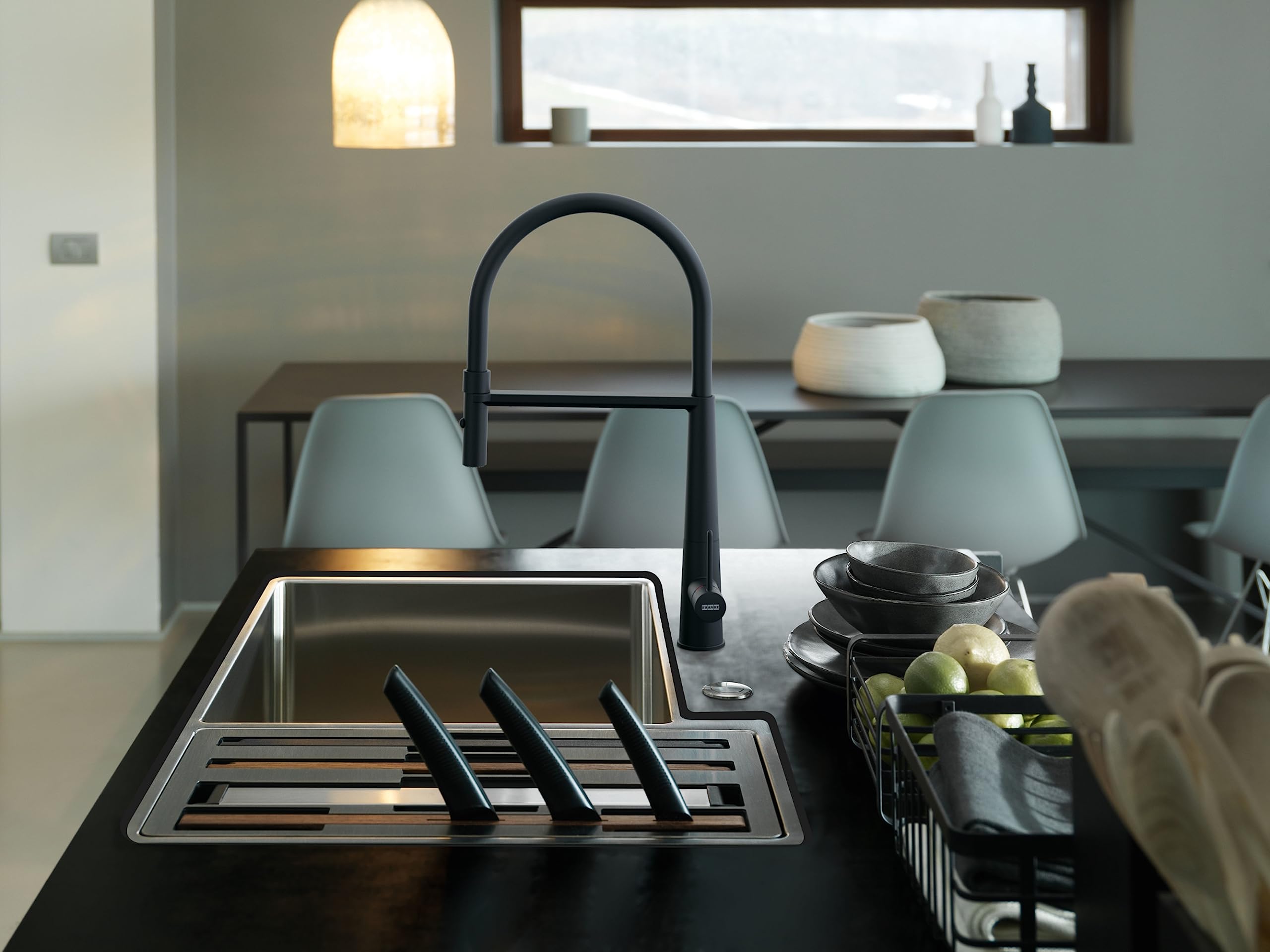 Open Box - Franke ICN-SP-MBK - Kitchen Faucet