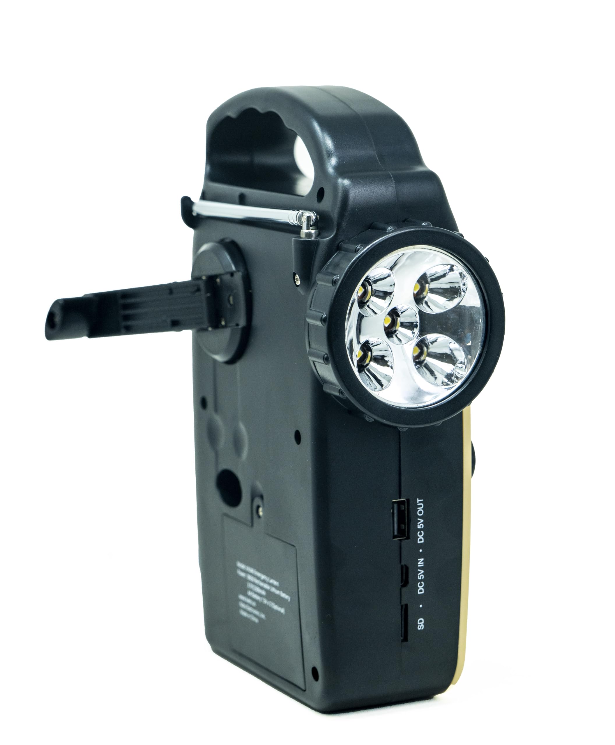 Kaito Led Flashlight, White Light, Black