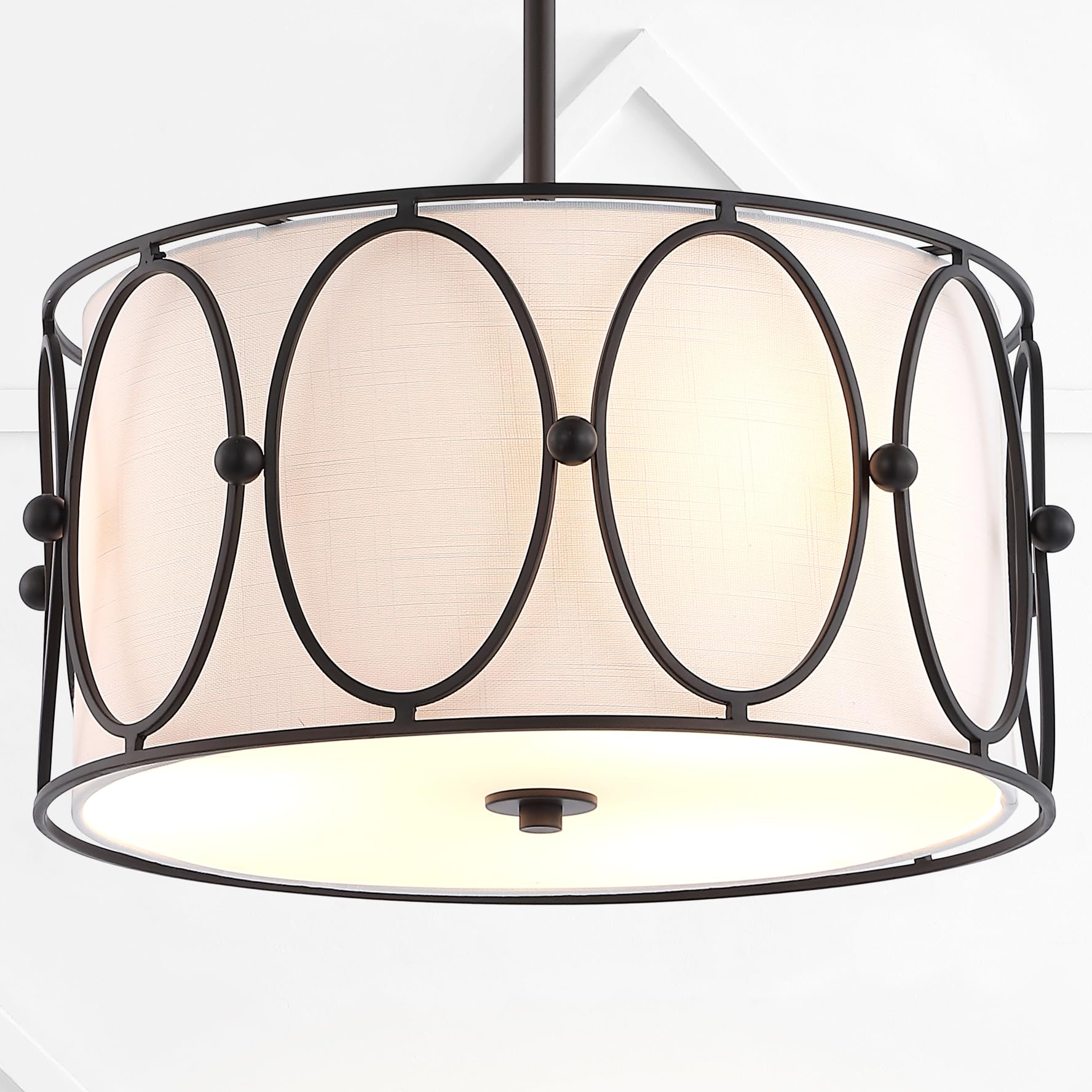 Open Box - JONATHAN Y Lighting JYL9008B - Chandeliers Indoor Lighting