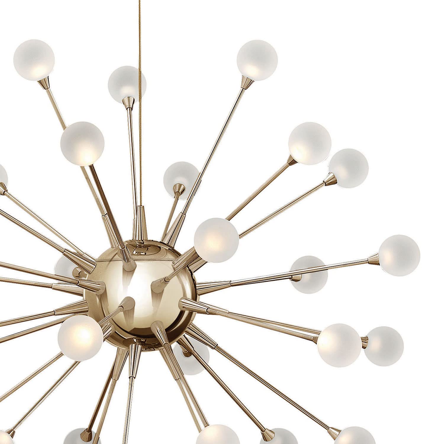 Open Box - Fredrick Ramond FR44413POG 30 Light LED 1 Tier Chandelier from the Impulse Collection