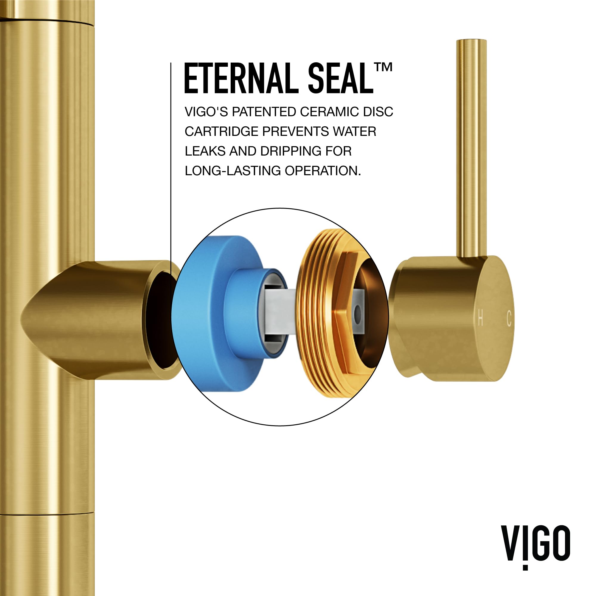 Open Box - Vigo VG02052MG - Kitchen Faucet