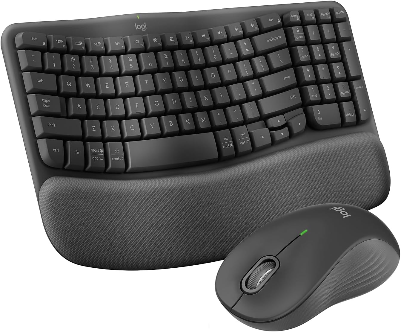 Refurbished - WAVE KEYS MK670 COMBO-GRAPHITE-US-2.4GHZ/BT-COMBO 920-012059