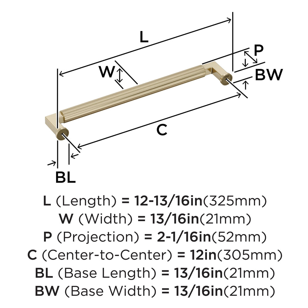 Open Box - Amerock BP37650BBZ - Pulls Cabinet Hardware