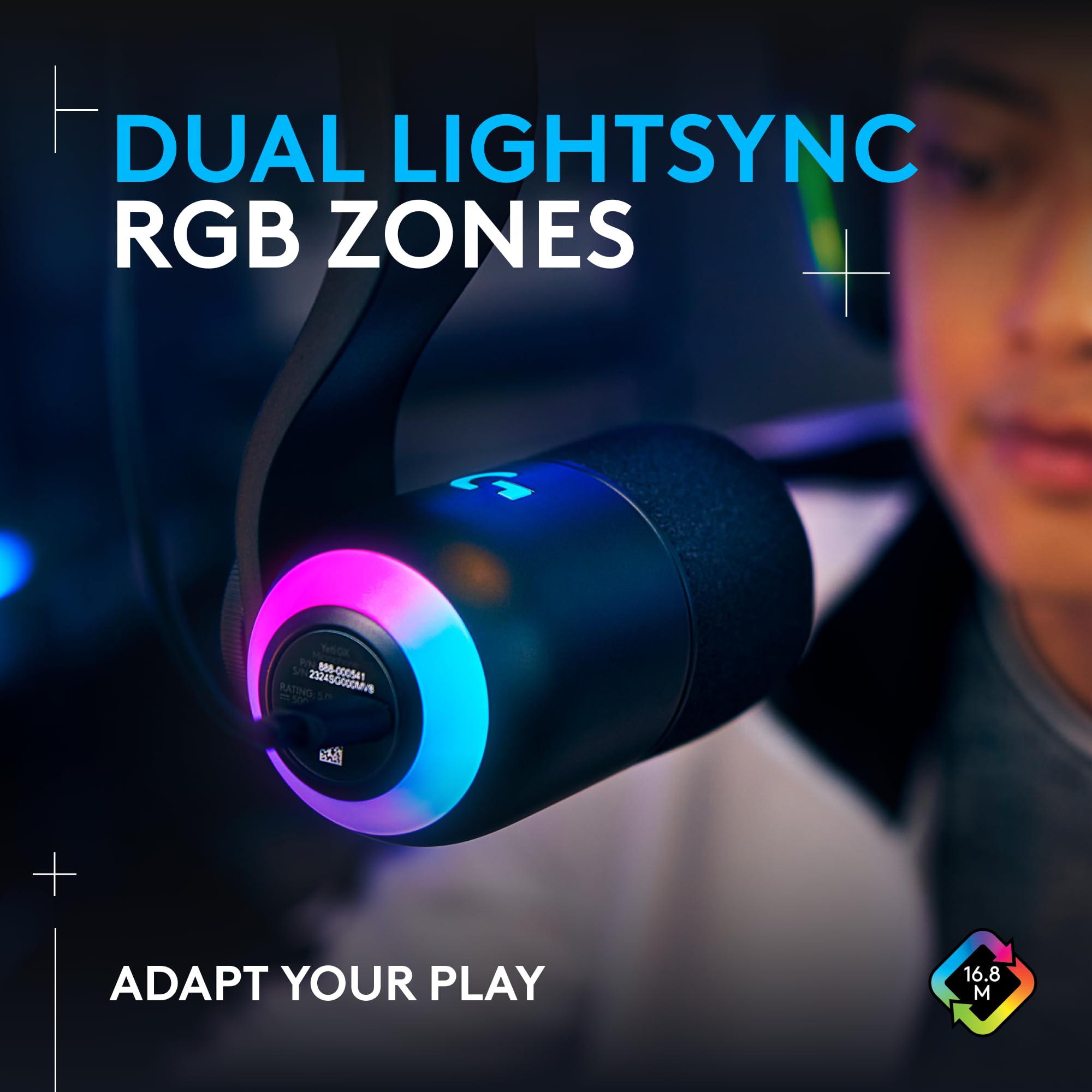 Open Box -  Yeti GX Dynamic RGB Gaming Mic with LIGHTSYNC-BLACK-USB-N 988-000567
