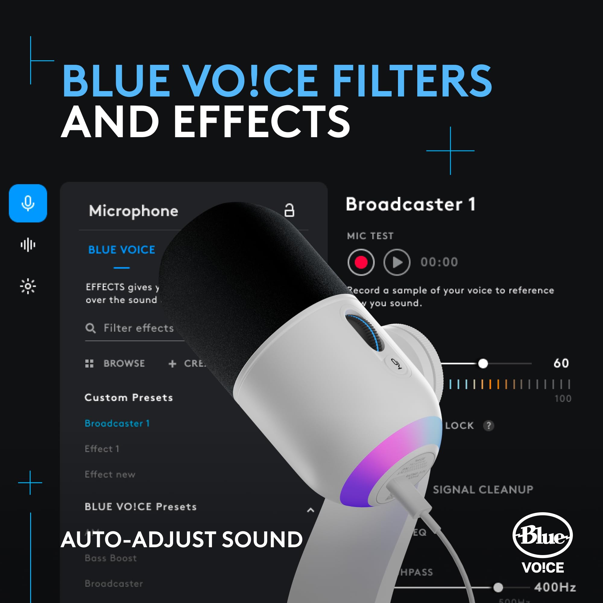 Refurbished - MICROPHONE,SAGARIS,CDM/MIXED MODEL,NO LANG,AMR-403,OFF WHITE,RETAIL,USB,CORE,NAMR