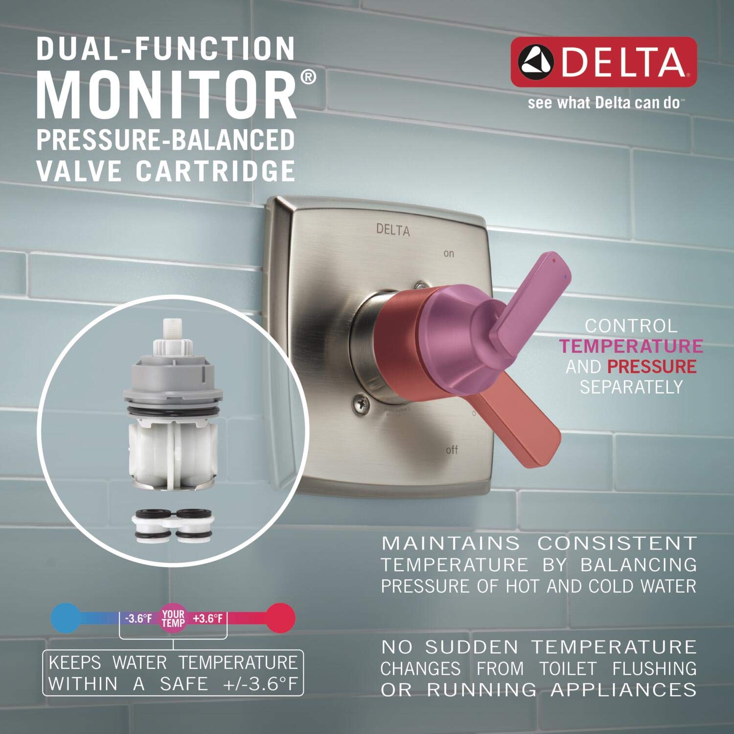 Open Box - Delta T17T289-PR - Shower Only Showers