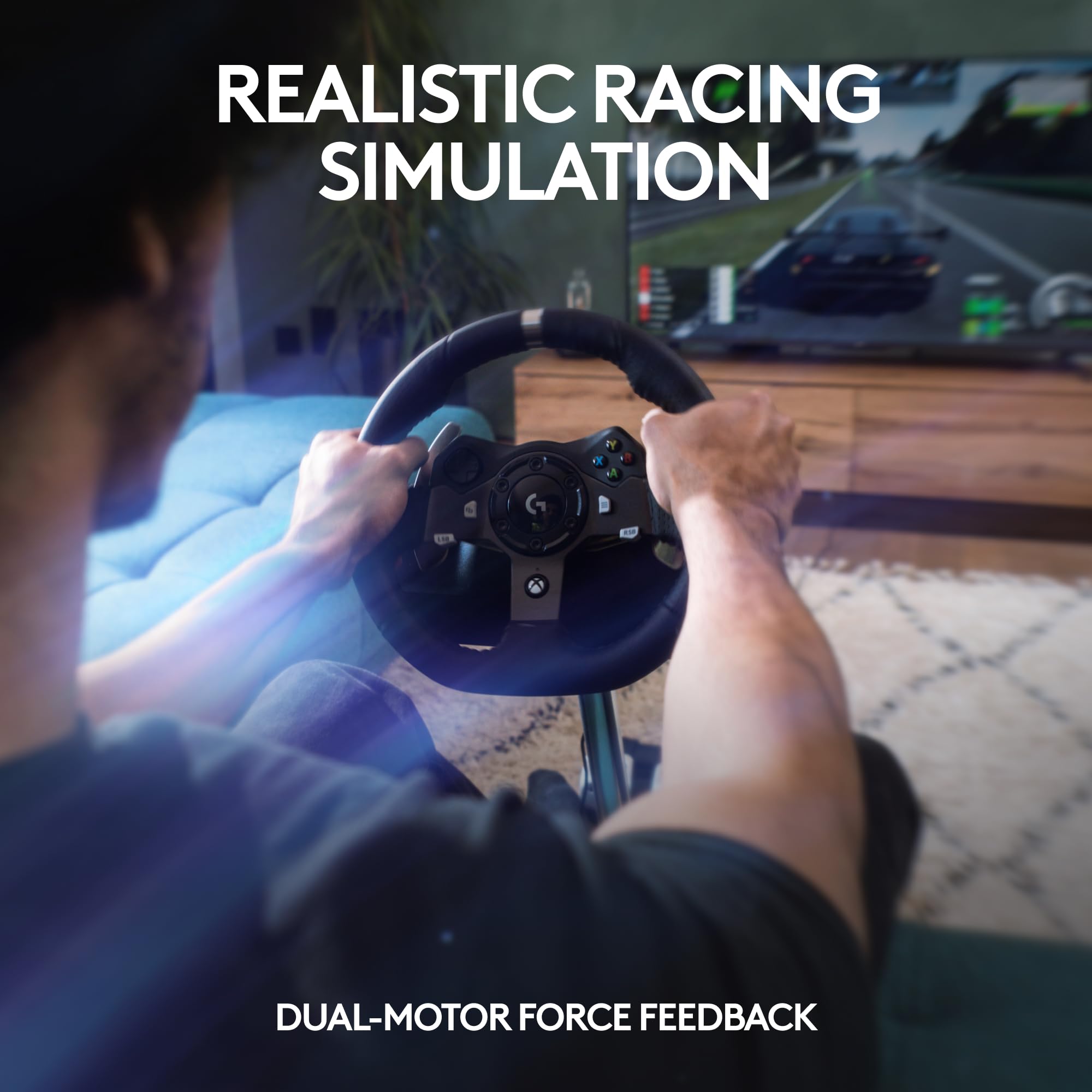 Refurbished - Logitech G920 Driving Force Racing Wheel for Xbox One and PC (941-000121)