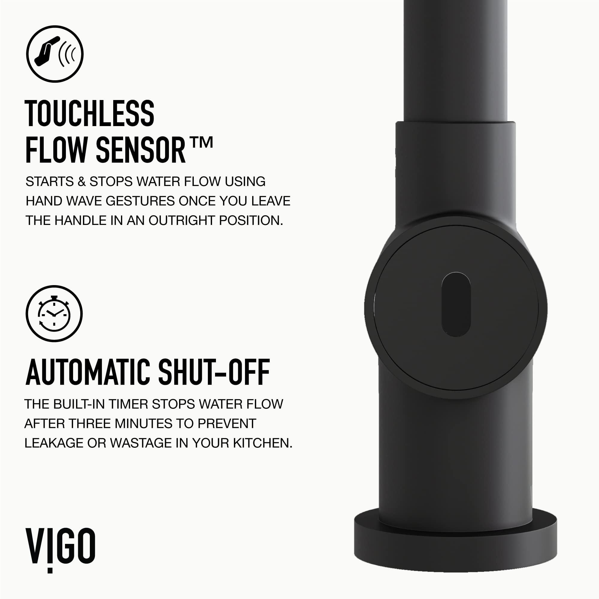 Open Box - Vigo VG02008MBS - Kitchen Faucet