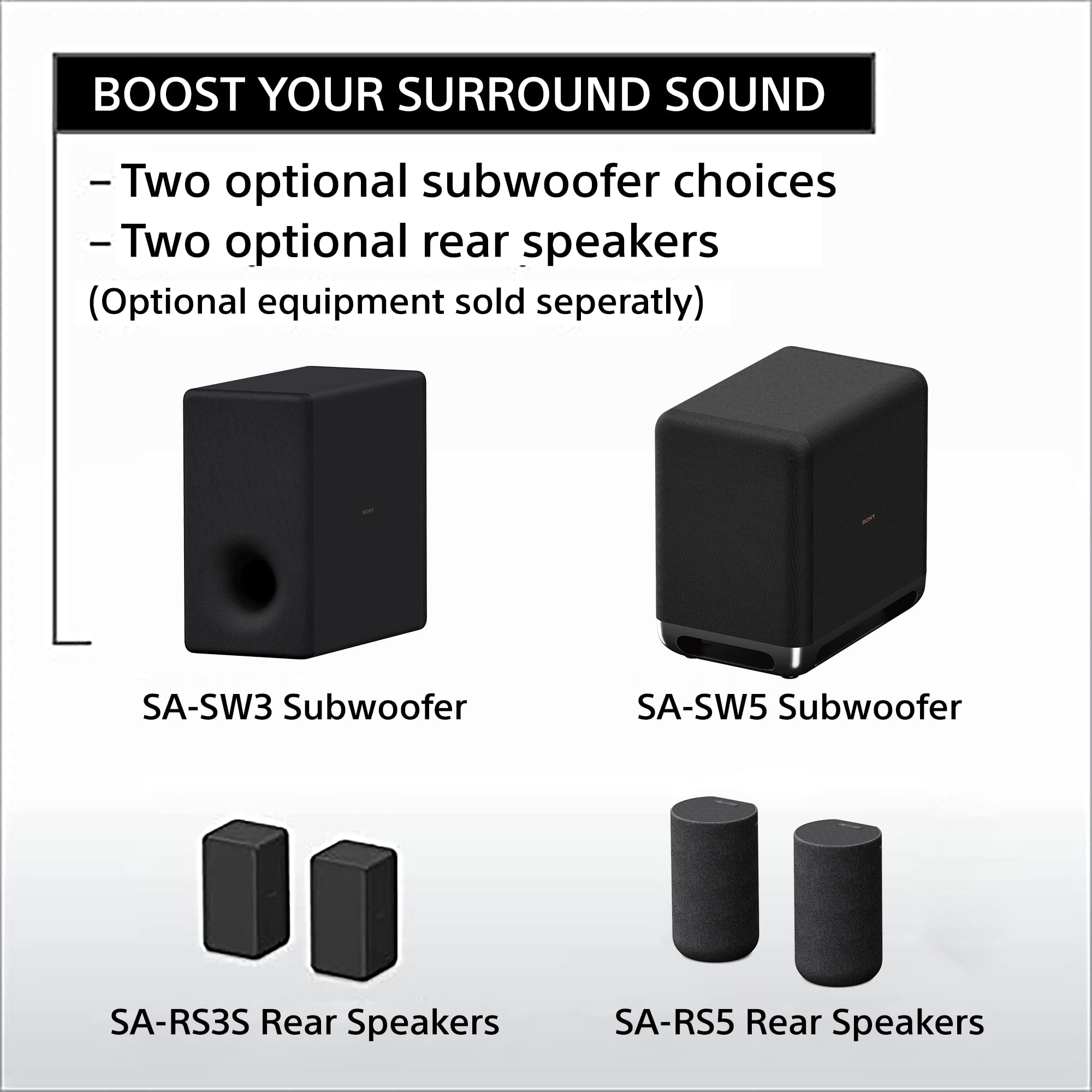 Certified Refurbished - Sony HT-A3000 3.1ch Dolby Atmos Soundbar