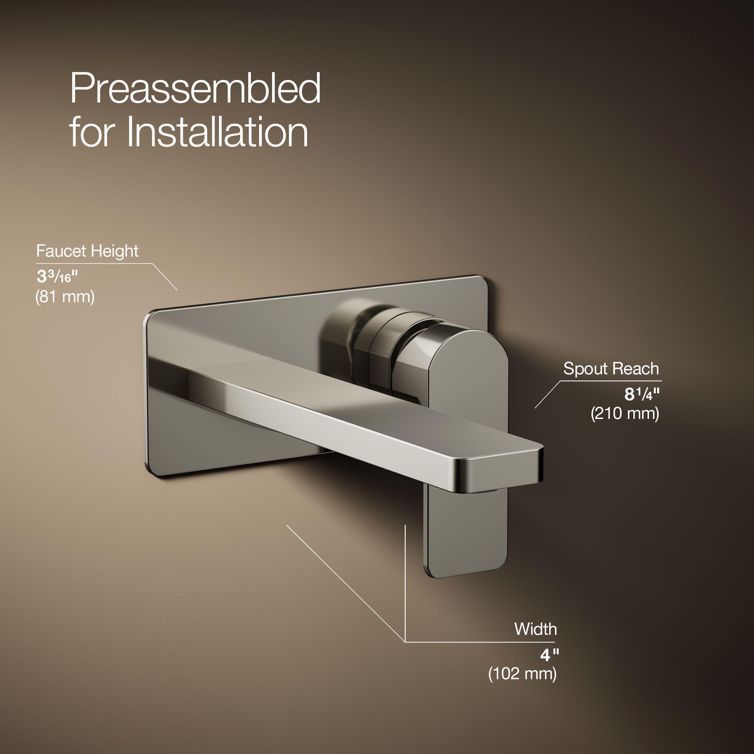 Open Box - Kohler K-22567-4-SN - Bathroom Sink Faucets Faucet