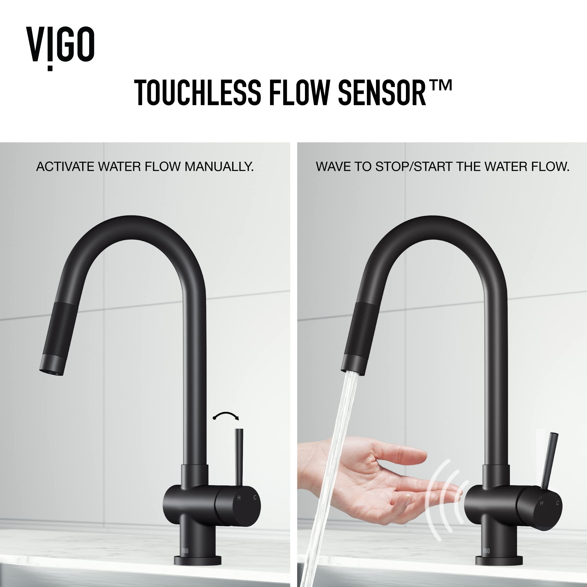 Open Box - Vigo VG02008MBS - Kitchen Faucet