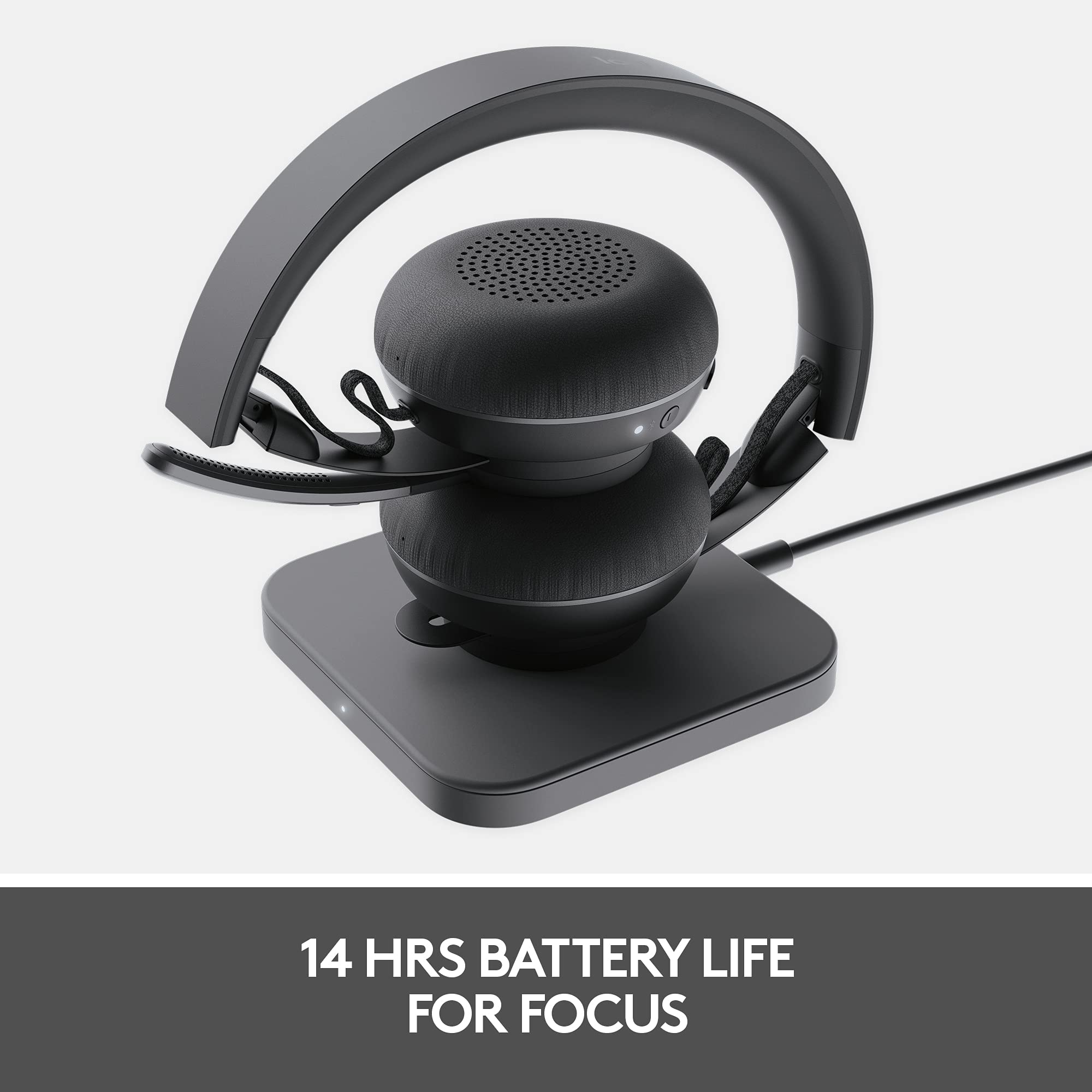 Refurbished - Logitech Zone Wireless Bluetooth Headset - Graphite