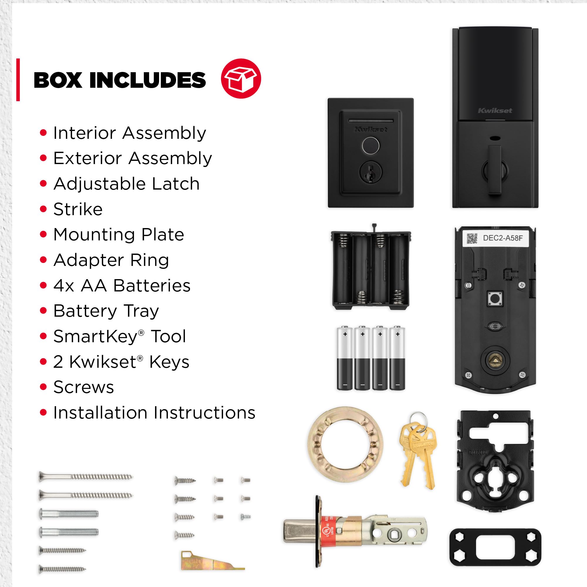 Open Box - Kwikset 959CNTFPRT-514S - Keyless Entry Deadbolt