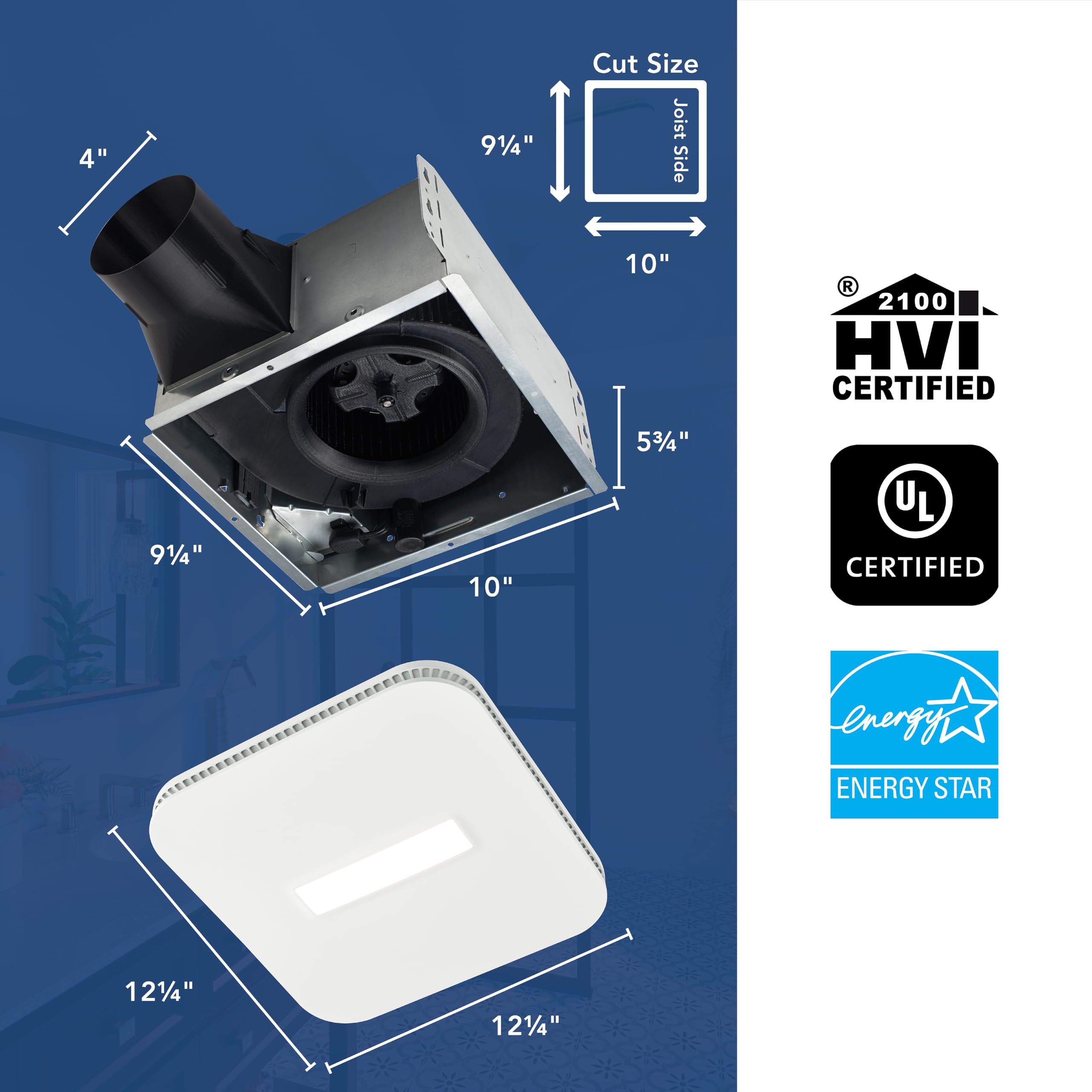 Open Box - Broan AE110LK - Exhaust Fans Ventilation