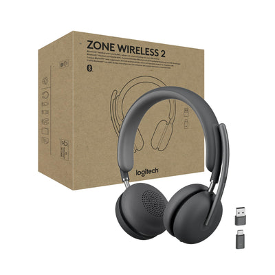 Used - HEADSET-Zone Wireless 2 UC-GRAPHITETEAMS-2.4GHZ/BT-A00174A00172NO STAND 981-001151