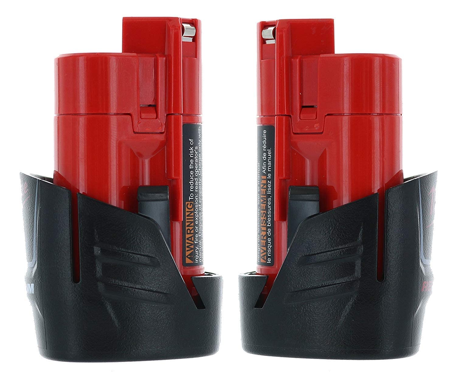 Open Box -  Milwaukee M12 12-Volt Lithium-Ion Compact Battery (2-Pack) MilwaukeeBullseye Deals