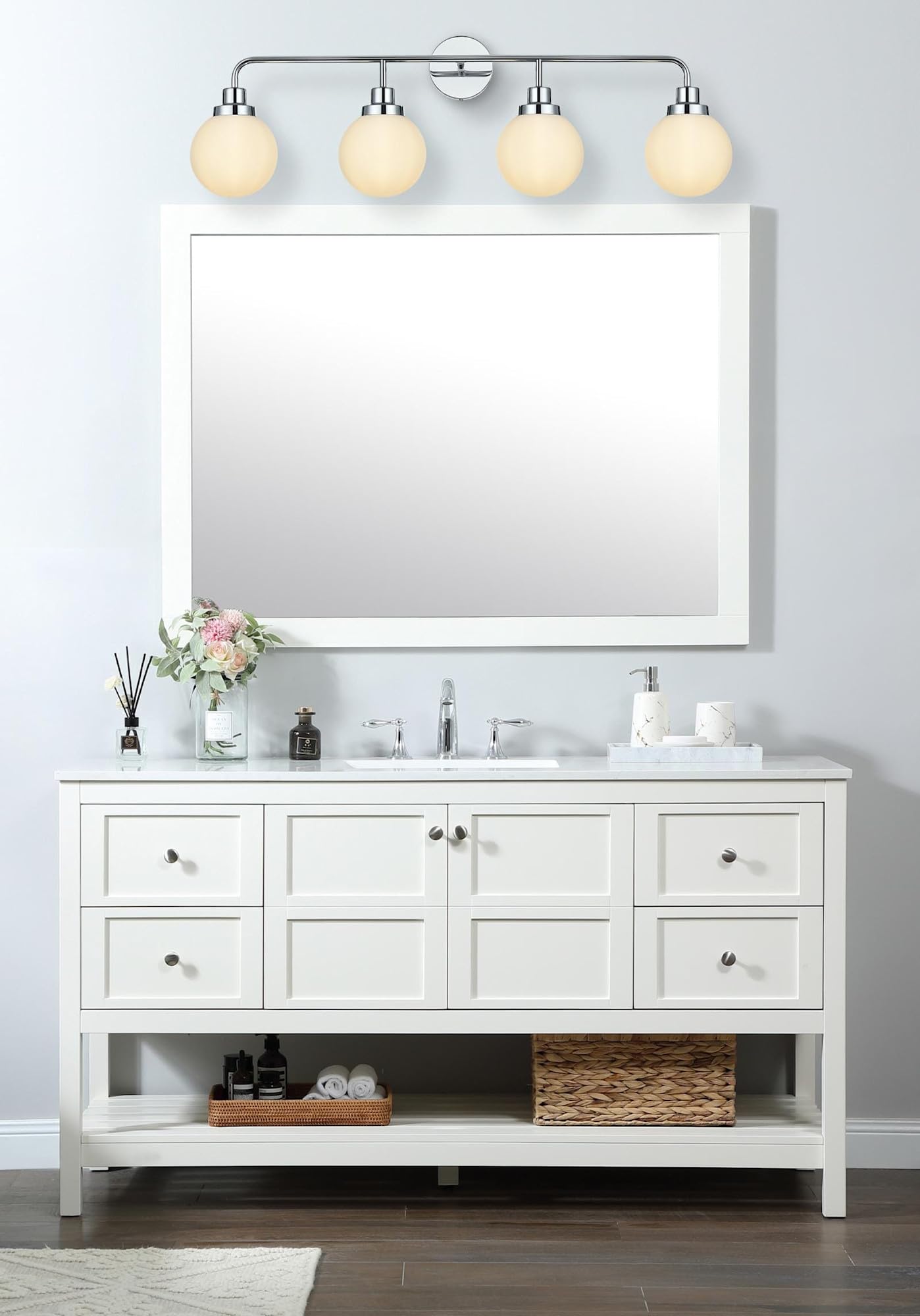 Open Box - Elegant Lighting LD7036W38SG - Bathroom Fixtures Indoor Lighting