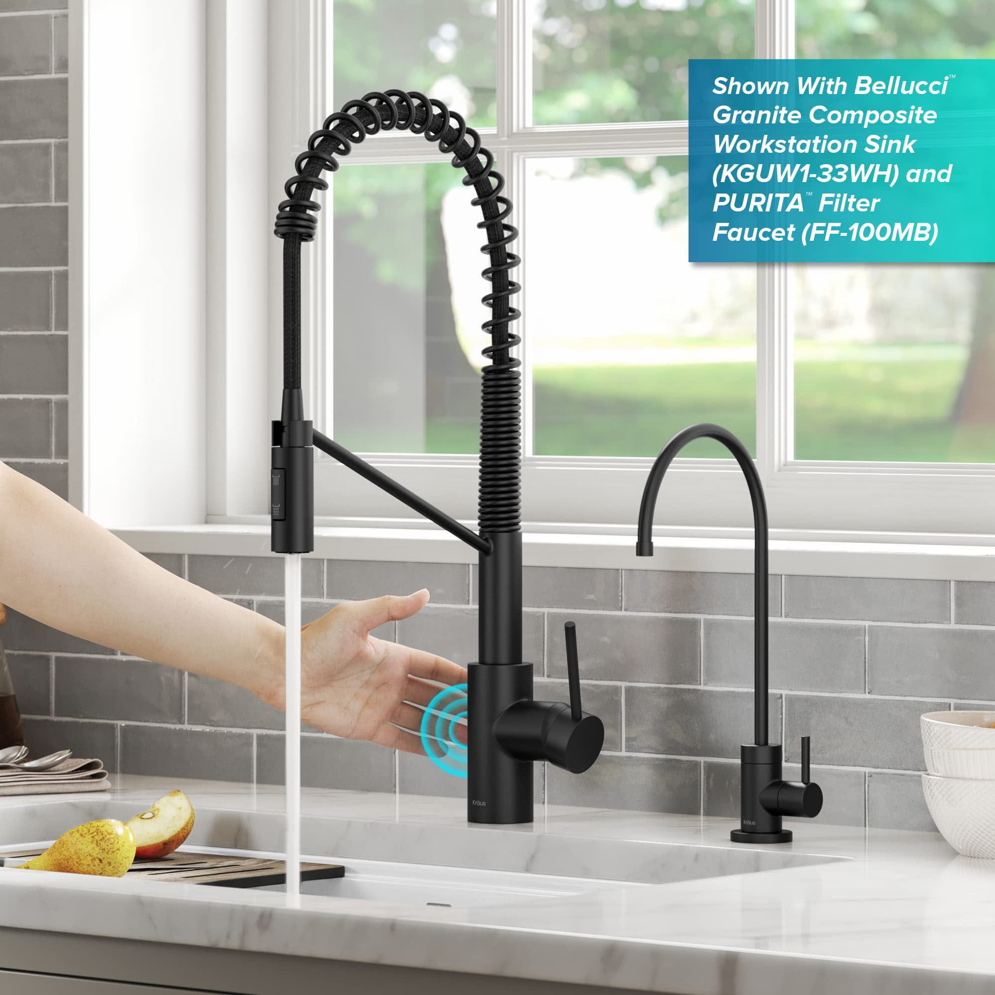 Open Box - Kraus KSF-2631MB - Kitchen Faucet