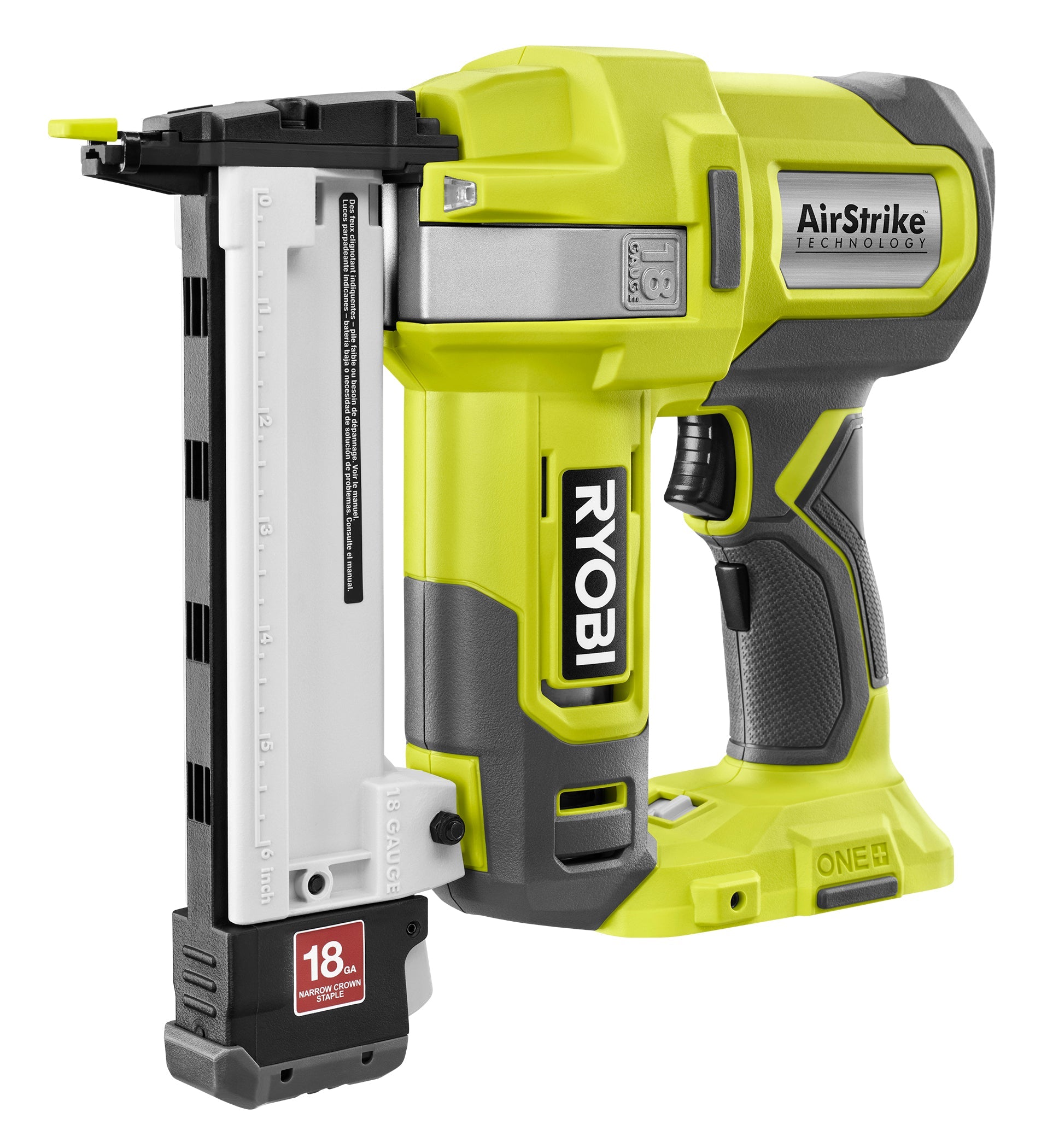 Open Box -  RYOBI 18V ONE+ AirStrike 18-Gauge Cordless Lithium-Ion Narrow Crown Stapler (Tool-Only) RYOBIBullseye Deals