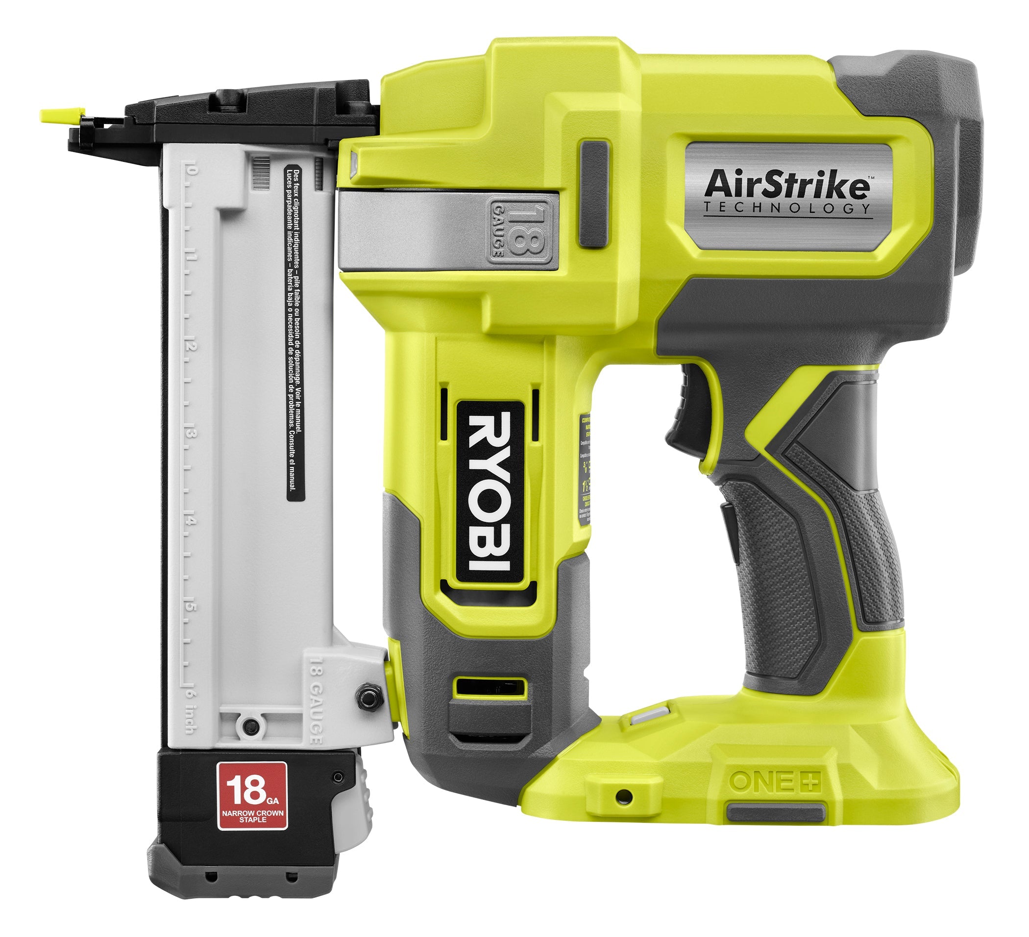 Open Box -  RYOBI 18V ONE+ AirStrike 18-Gauge Cordless Lithium-Ion Narrow Crown Stapler (Tool-Only) RYOBIBullseye Deals