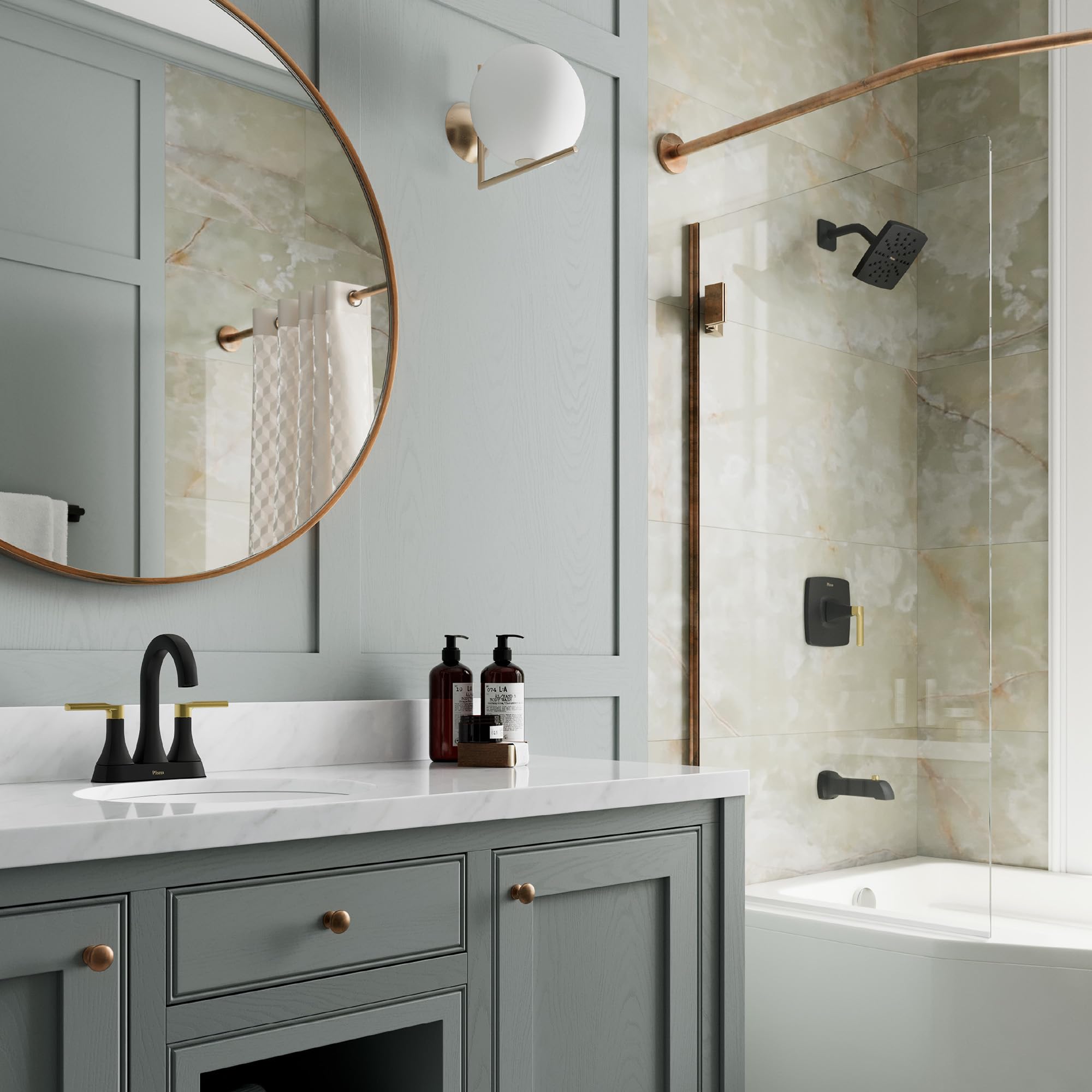 Open Box - Pfister 8P8-WS2-VRISBBG - Tub and Shower Showers