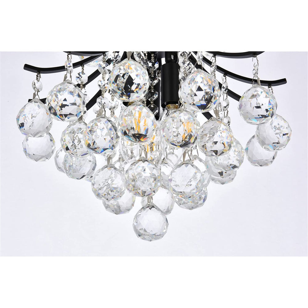 Open Box - Elegant Lighting V8000D12BK/RC - Pendants Indoor Lighting