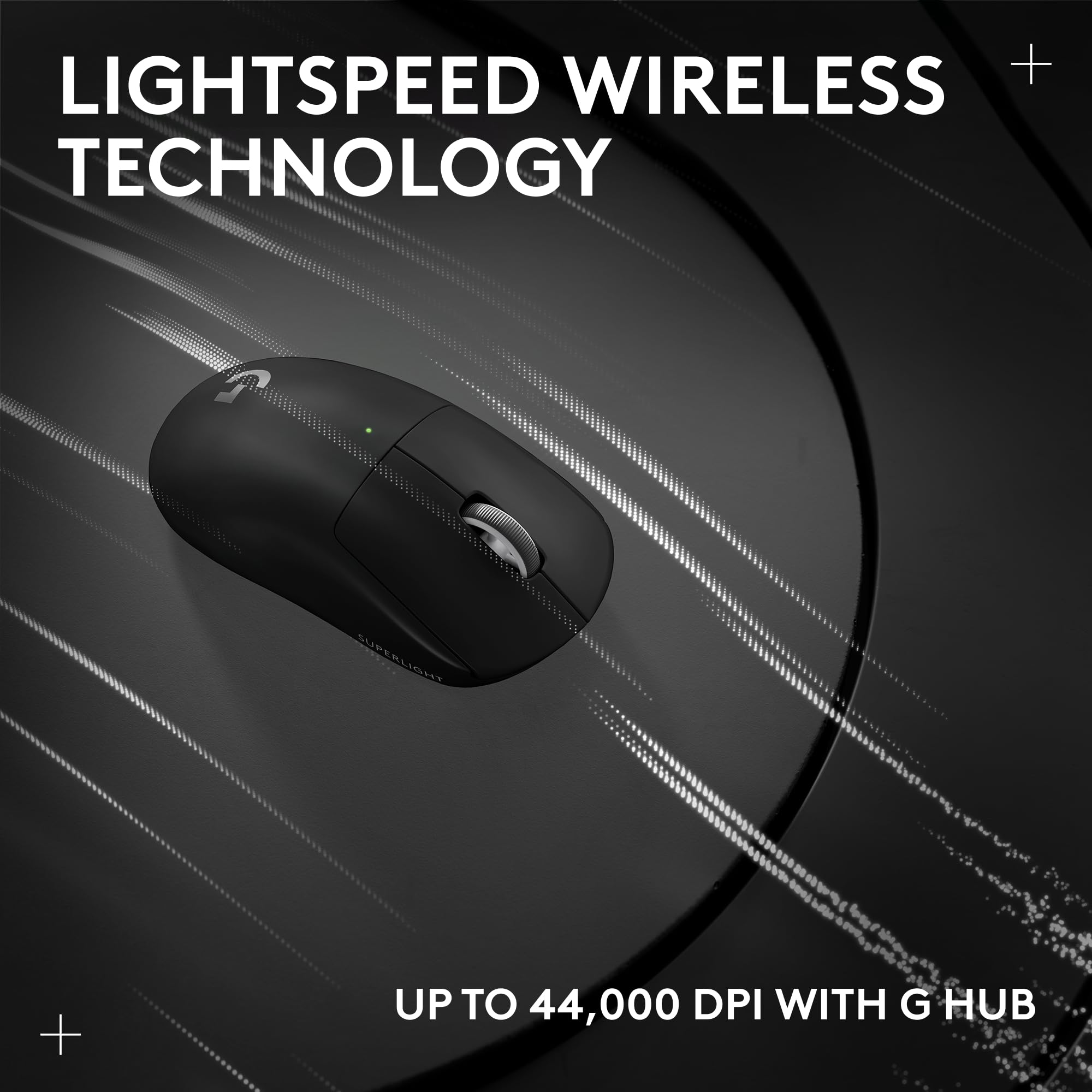 Refurbished - G PRO X SUPERLIGHT 2 LIGHTSPEED Gaming Mouse-BLACK-2.4GHZ-#215 910-006628