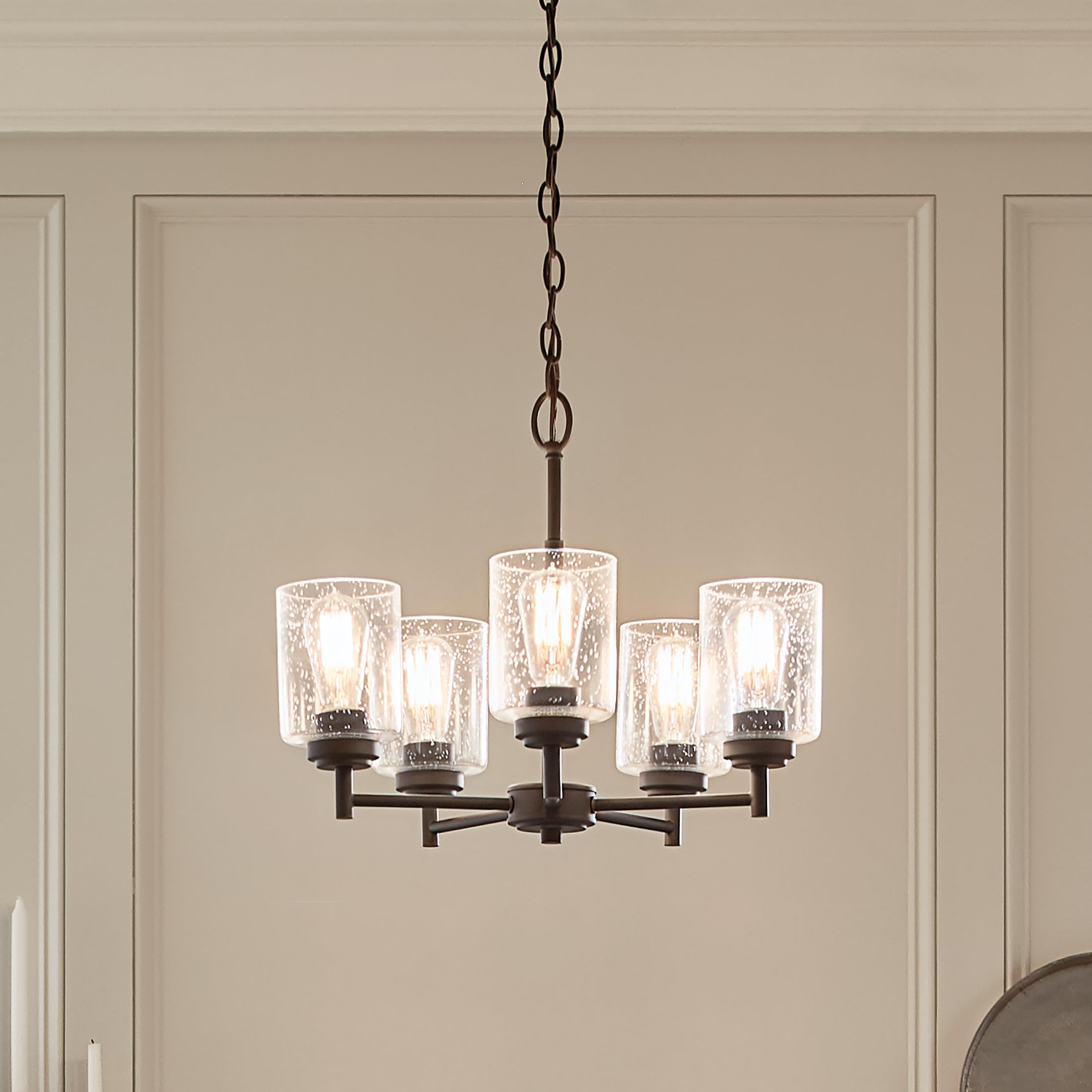 Open Box - Kichler 44030BK - Chandeliers Indoor Lighting