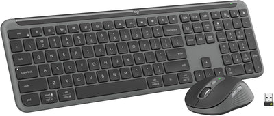 Used - Signature Slim Wireless Keyboard and Mouse Combo MK955-OFF WHITE-US-2.4GHZ/BT-N/A-CAN-215