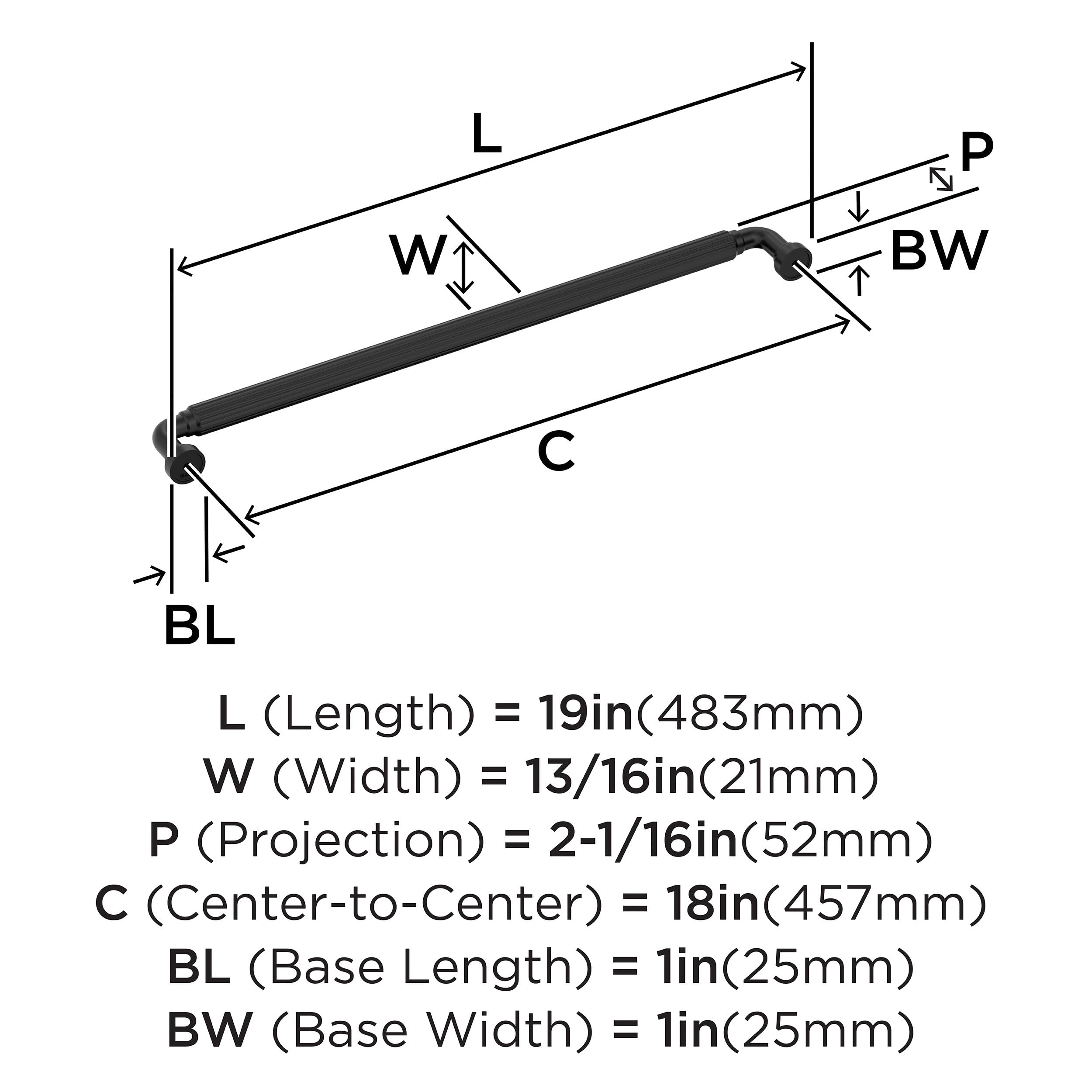 Open Box - Amerock BP37710MB - Pulls Cabinet Hardware