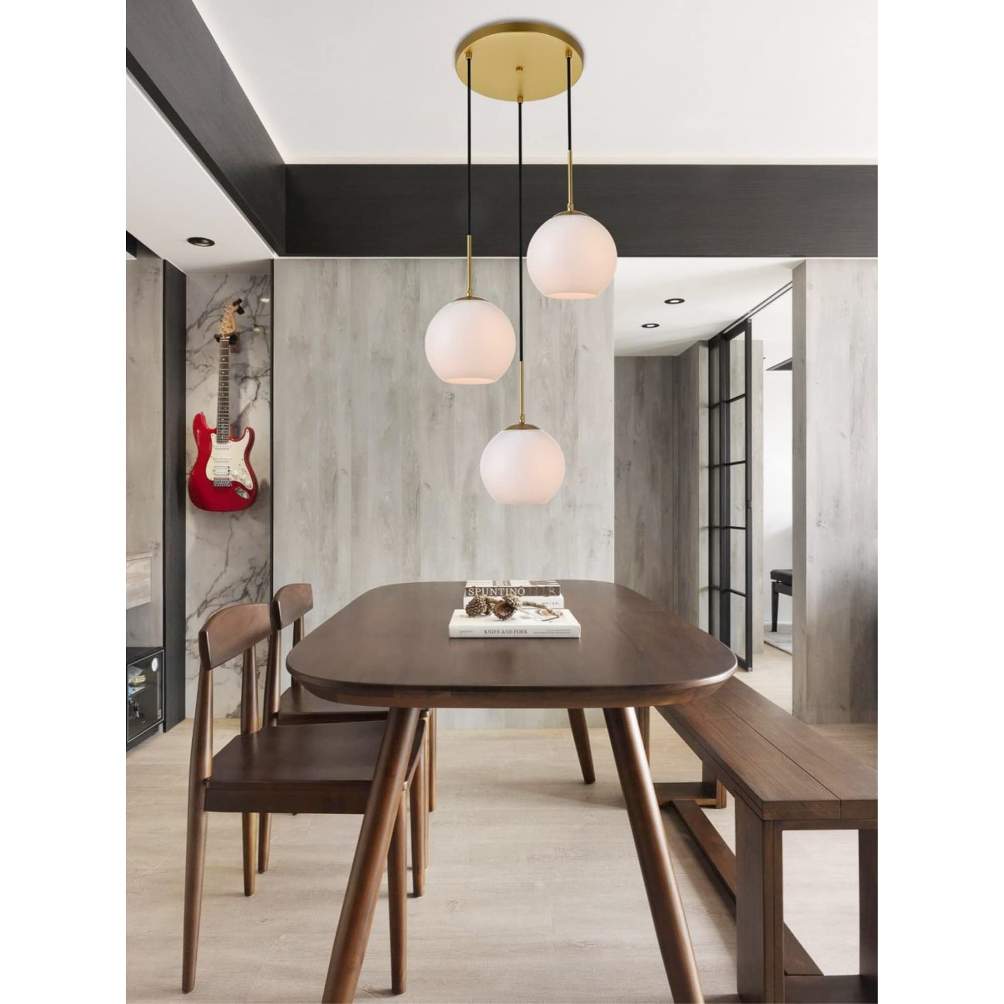 Open Box - Elegant Lighting LD2209BR - Pendants Indoor Lighting