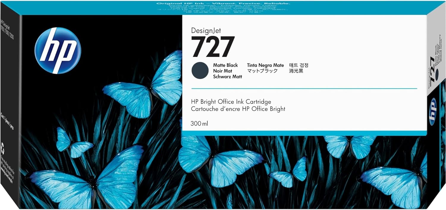 Used - HP 727 Matte Black Ink Cartridge