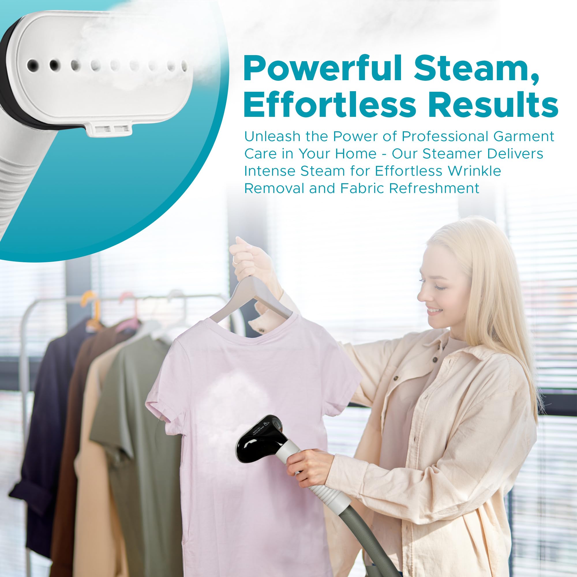 Steam And Go Iron - Model Xyz, 220v, Blue Color