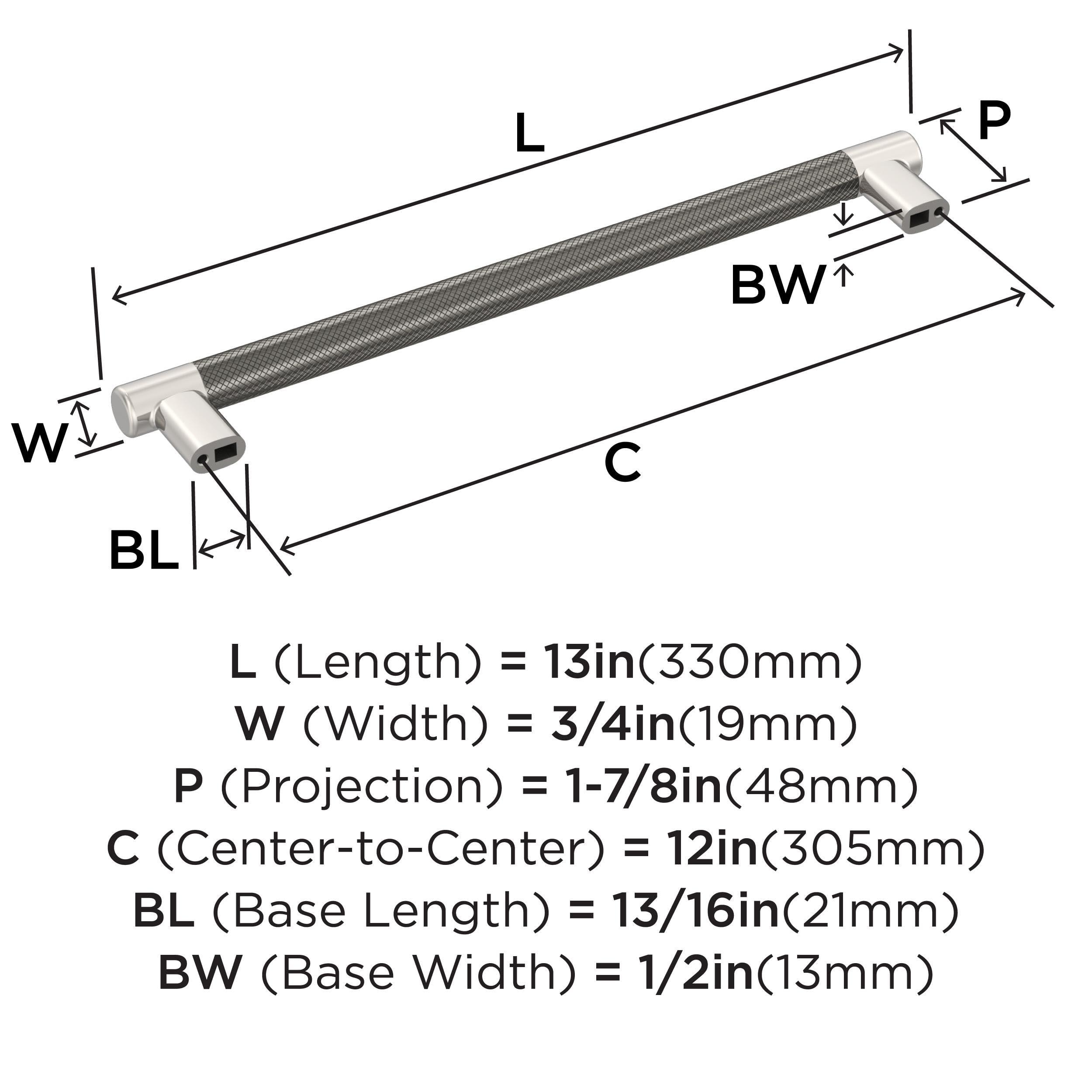 Open Box - Amerock BP54040PNGM - Pulls Cabinet Hardware