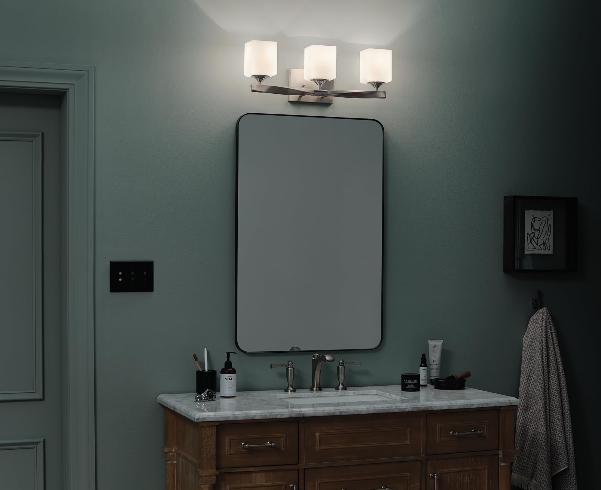 Open Box - Kichler 55002NI - Bathroom Fixtures Indoor Lighting KichlerBullseye Deals