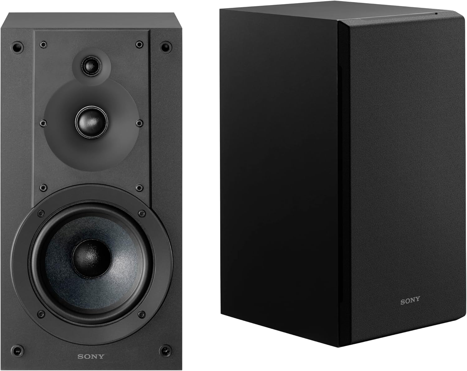 Certified Refurbished - Sony CS Speakers, SS-CS5M2 3-Way 3-Driver Hi-res Bookshelf Speakers (Pair), 2025 Model SonyBullseye Deals