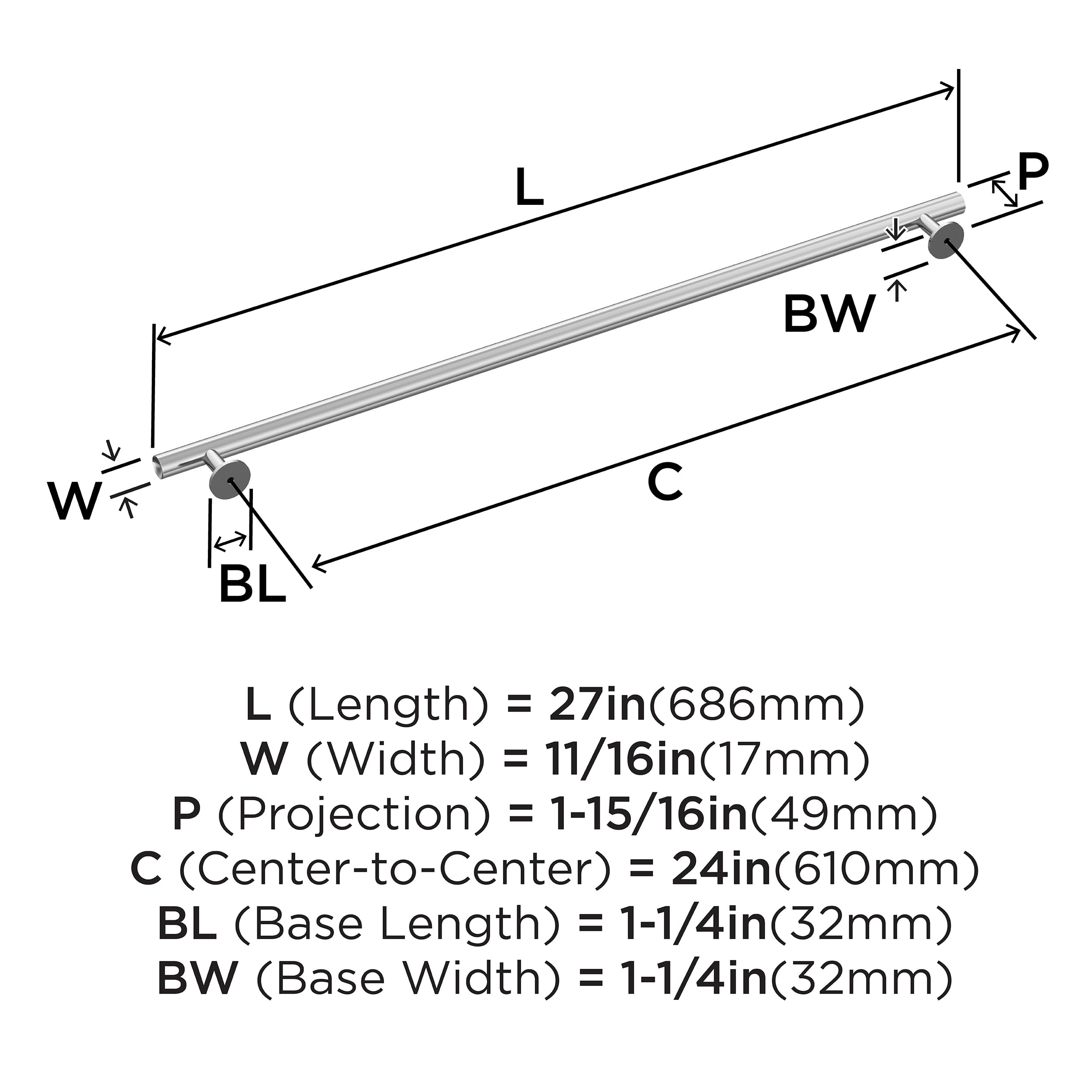 Open Box - Amerock BP5405226 - Pulls Cabinet Hardware
