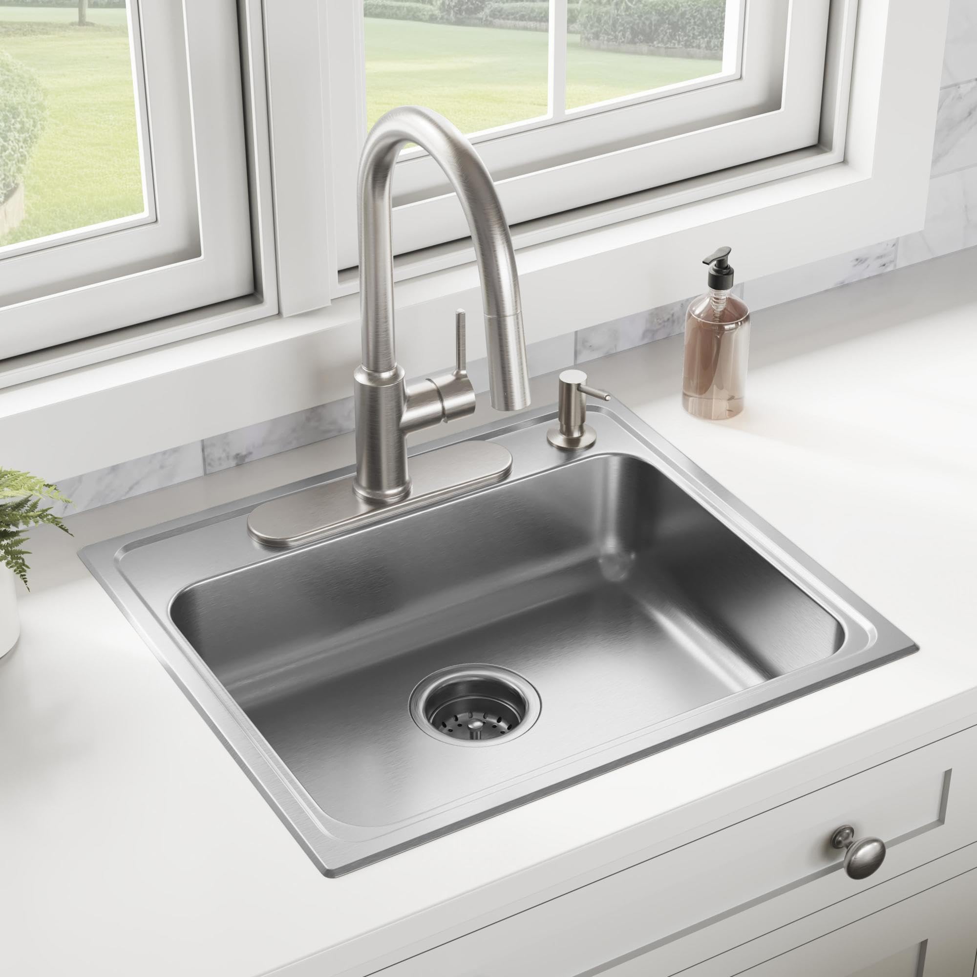 Open Box - PROFLO PFXC4027MB - Kitchen Faucet