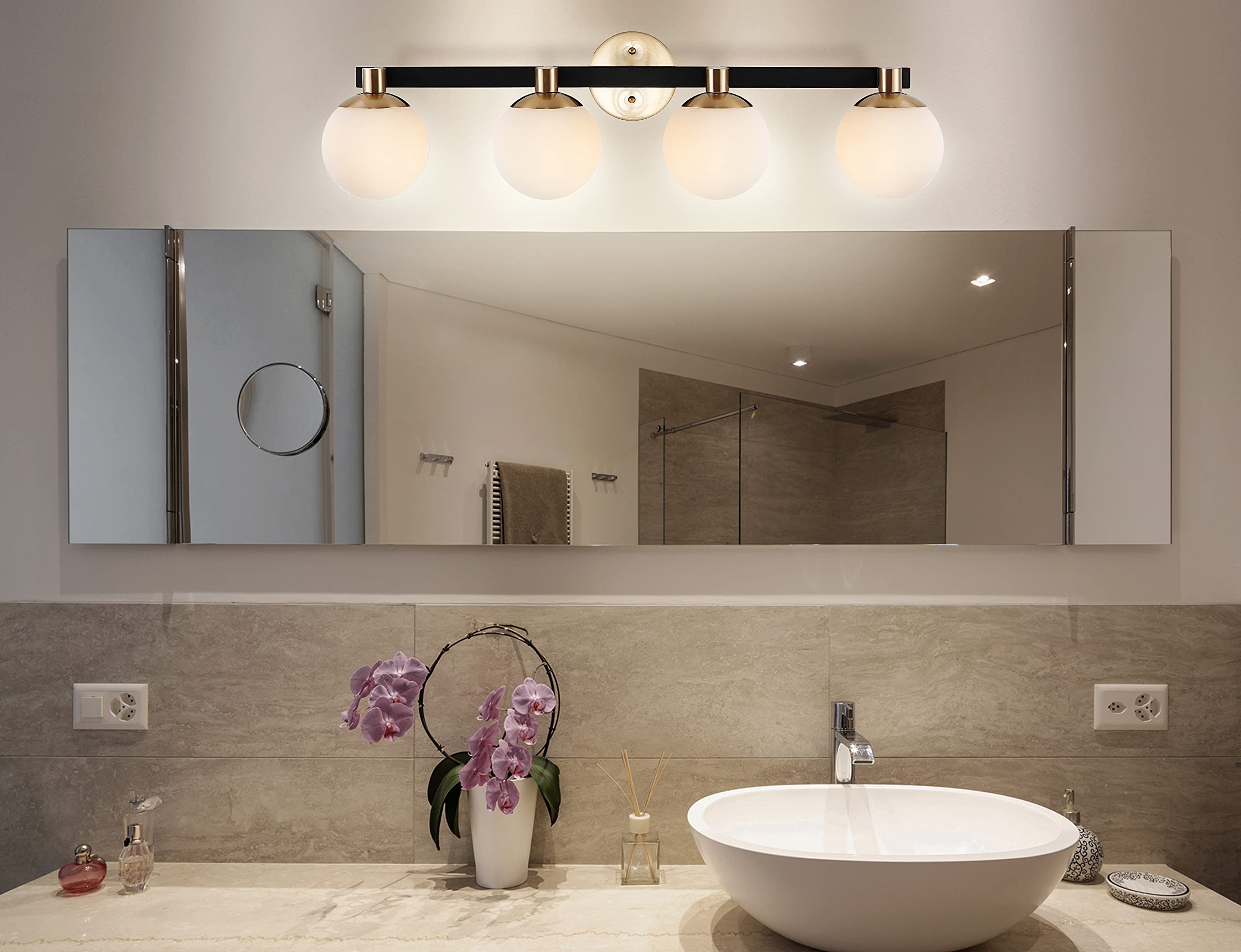 Open Box - JONATHAN Y Lighting JYL3543A - Bathroom Fixtures Indoor Lighting