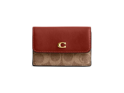 New - Coach Cm438-b4nq4 Beige Pvc Wallet For Women