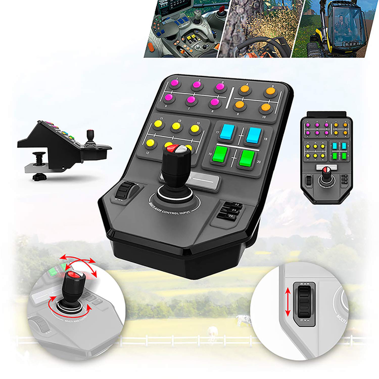 Refurbished - Logitech G Saitek Farm Sim Vehicle Side Panel