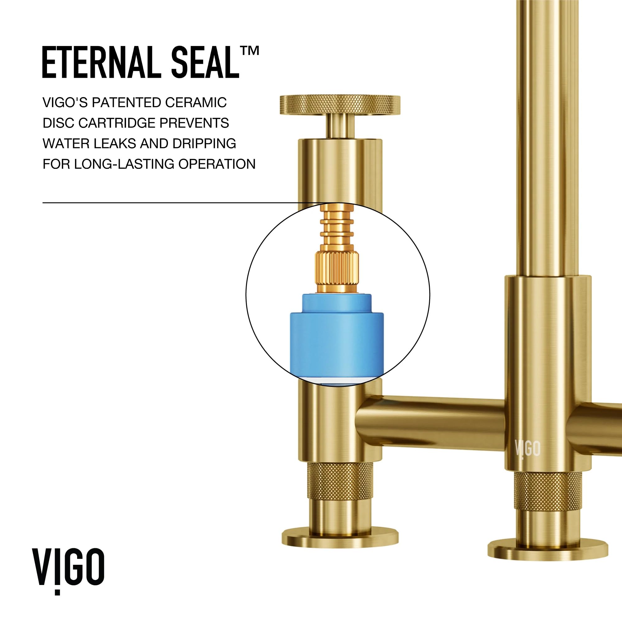 Open Box - Vigo VG02051MG - Kitchen Faucet