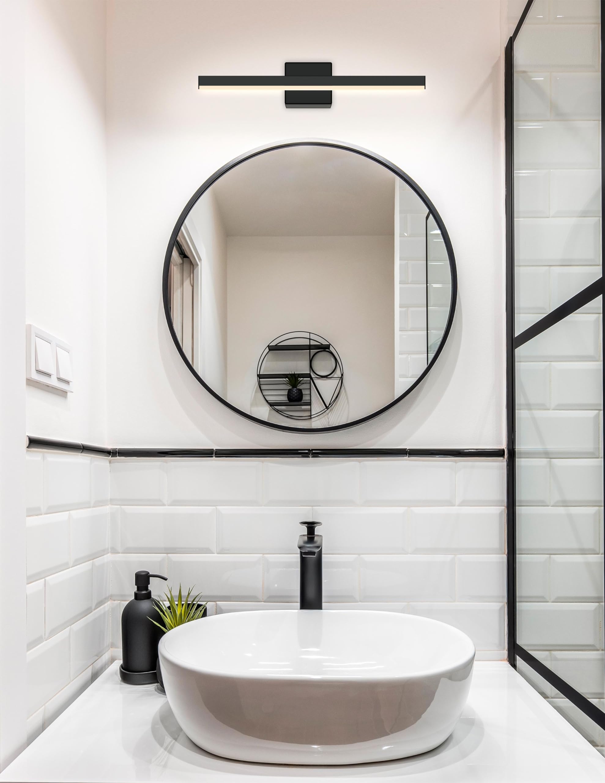 Open Box - Justice Design Group NSH-9091-MBLK - Wall Sconces Indoor Lighting