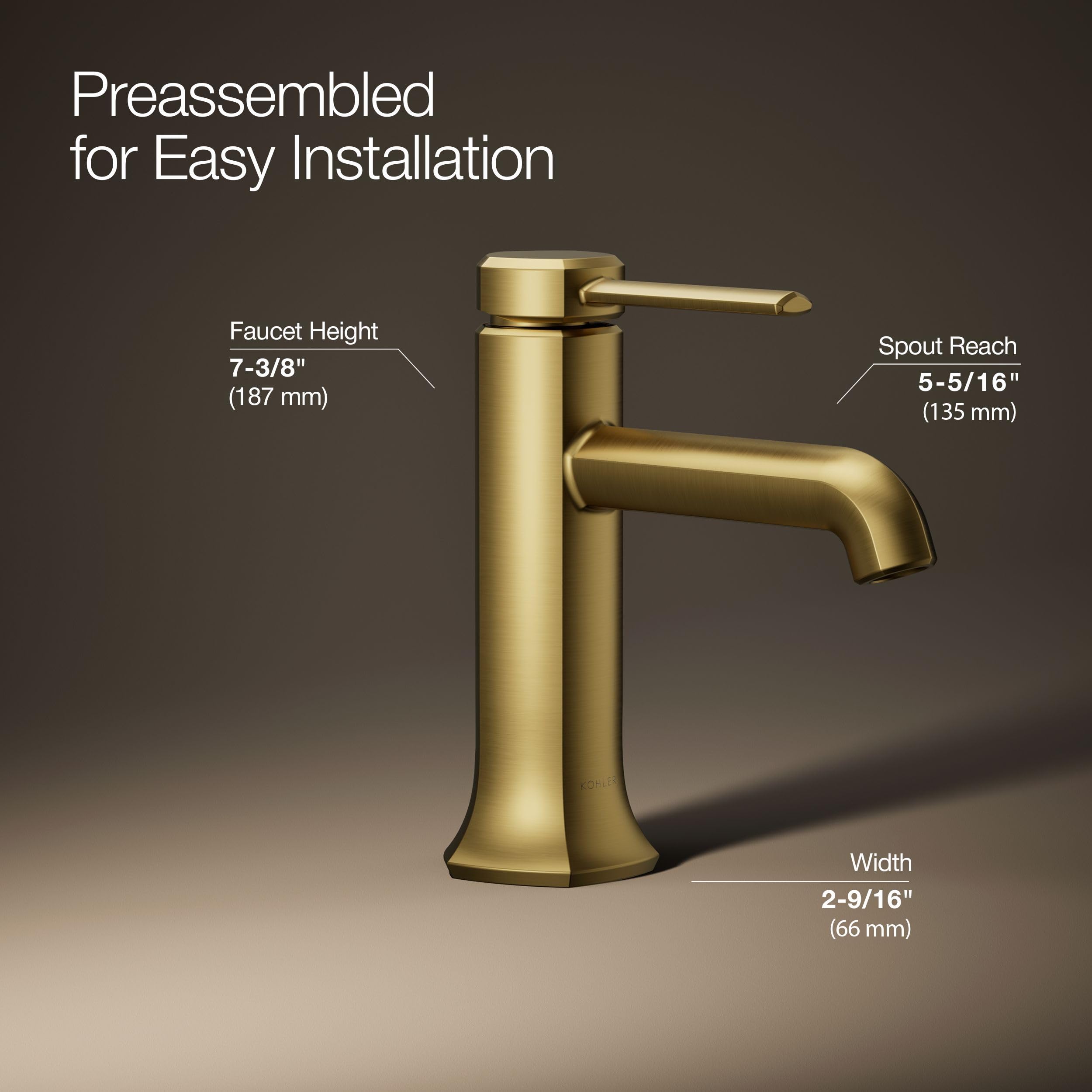 Open Box - Kohler K-27000-4-2MB - Bathroom Sink Faucets Faucet