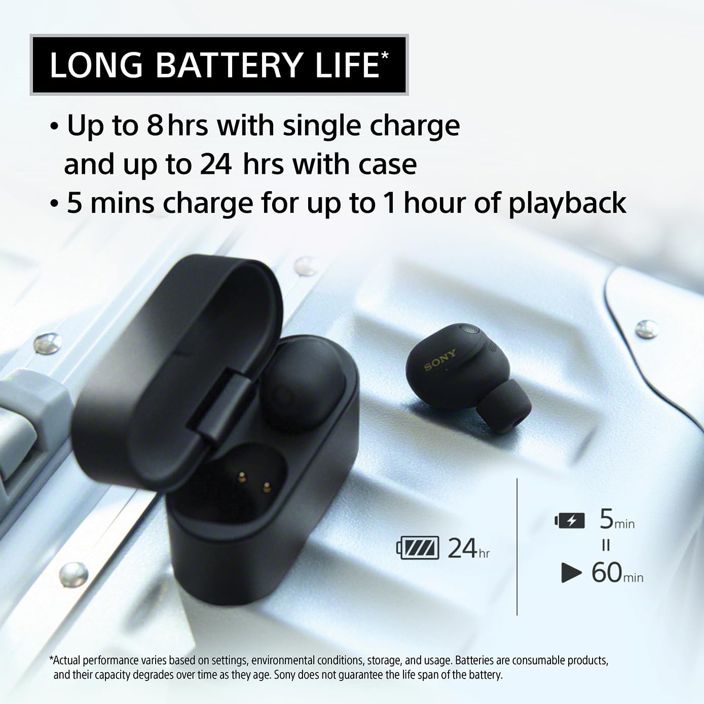 Certified Refurbished - SONY WF1000XM6/B Headphones