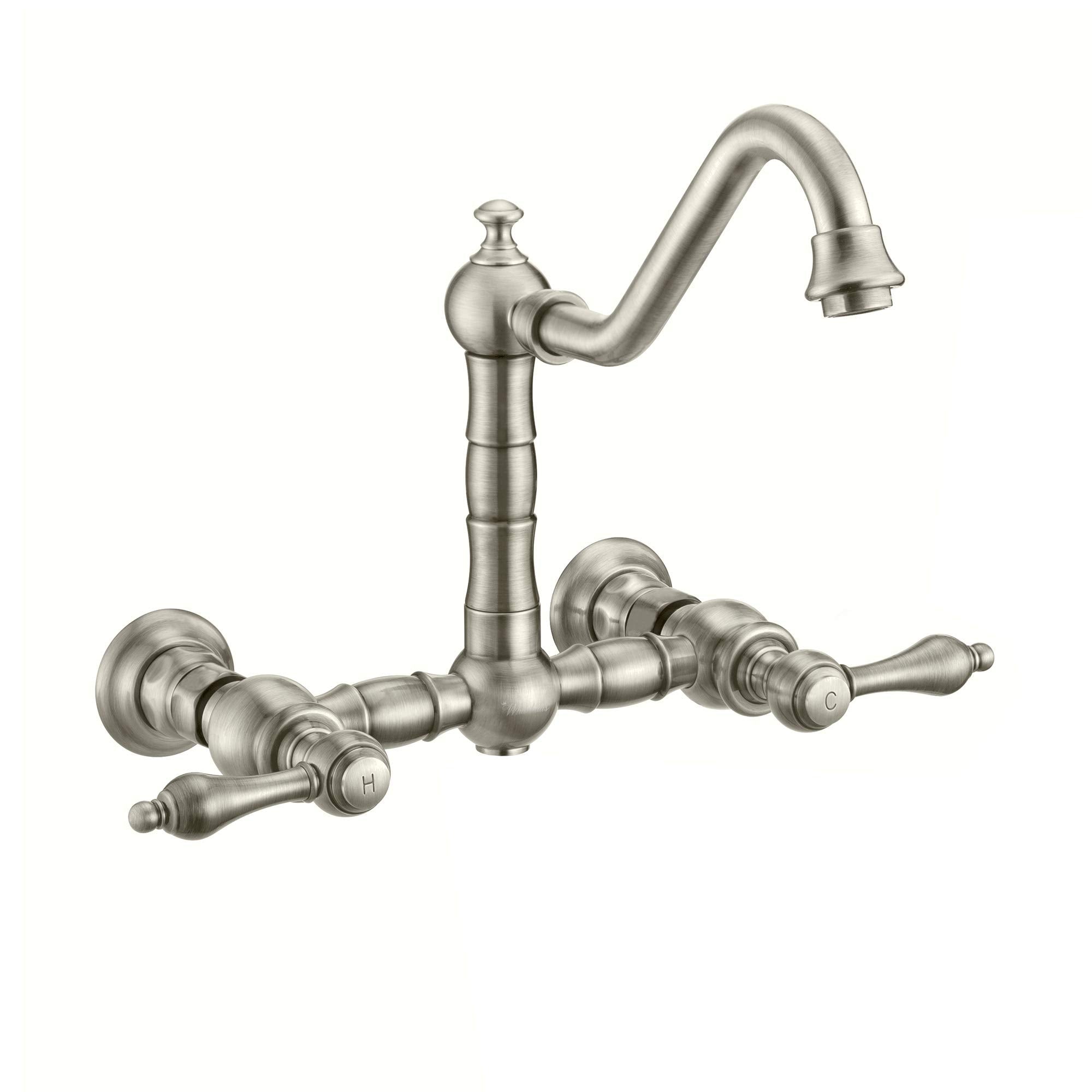Open Box - Whitehaus WHKWLV3-9402-NT-BN - Kitchen Faucet