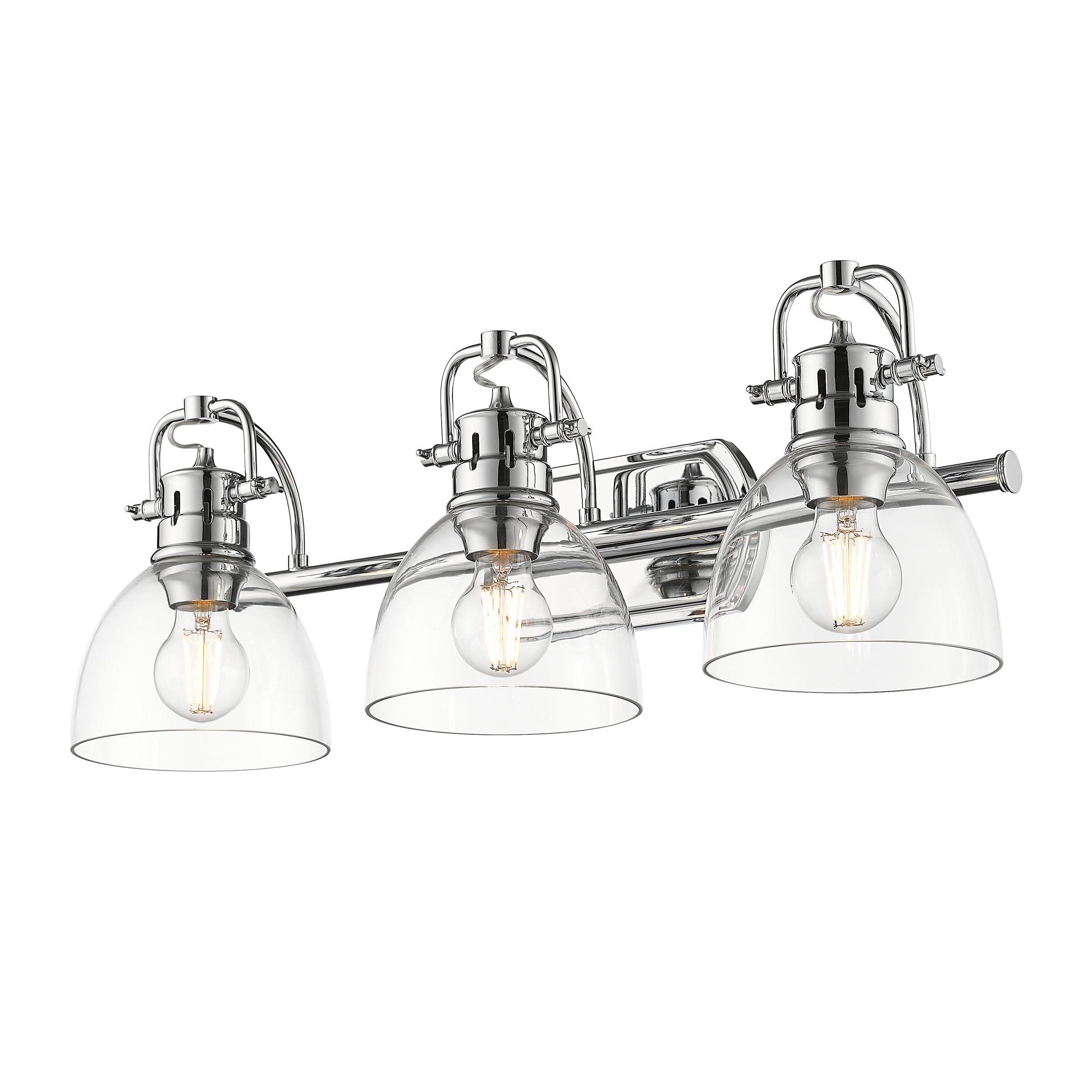Open Box - Golden Lighting 3602-BA3 CH-CLR - Bathroom Fixtures Indoor Lighting