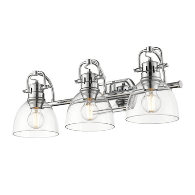Open Box - Golden Lighting 3602-BA3 CH-CLR - Bathroom Fixtures Indoor Lighting