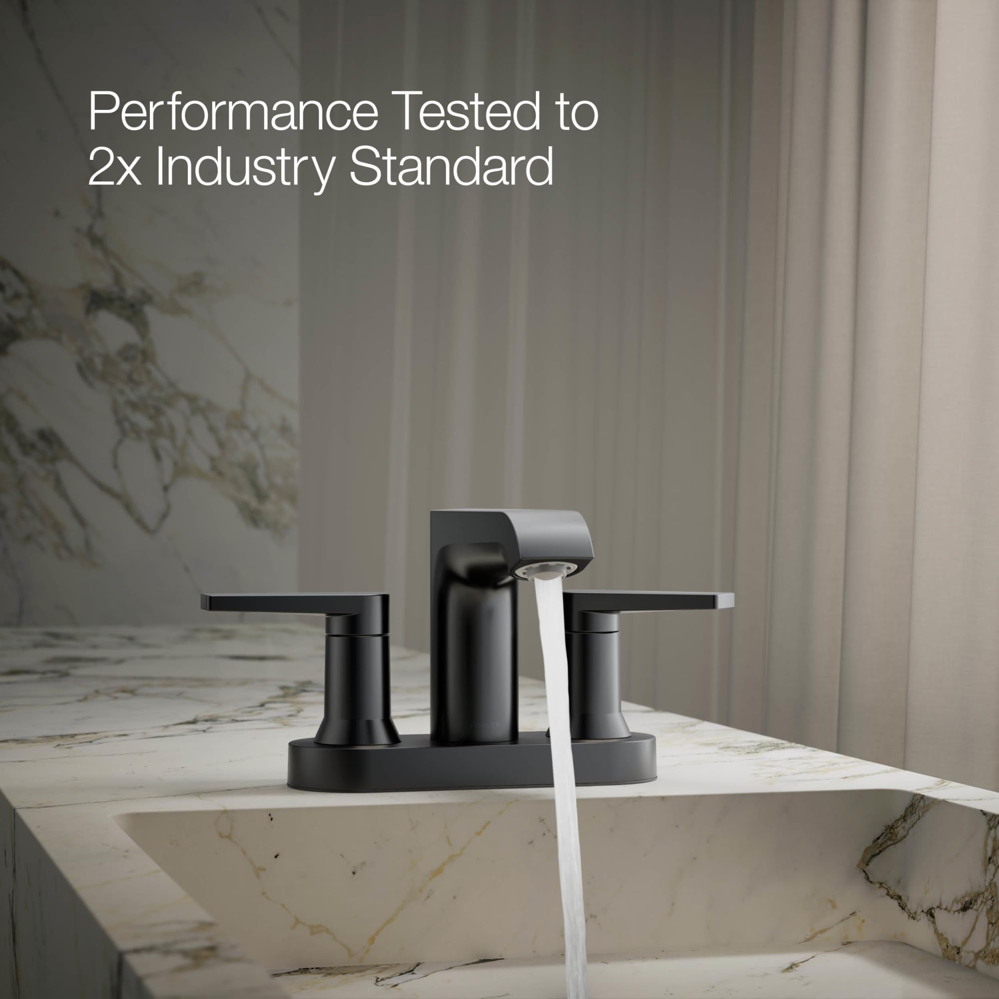 Open Box - Kohler K-37894-4-BL - Bathroom Sink Faucets Faucet