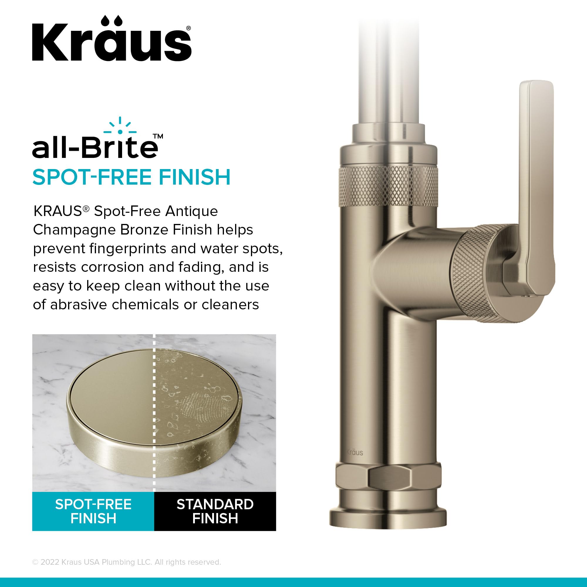 Open Box - Kraus KPF-4102SFACB - Kitchen Faucet